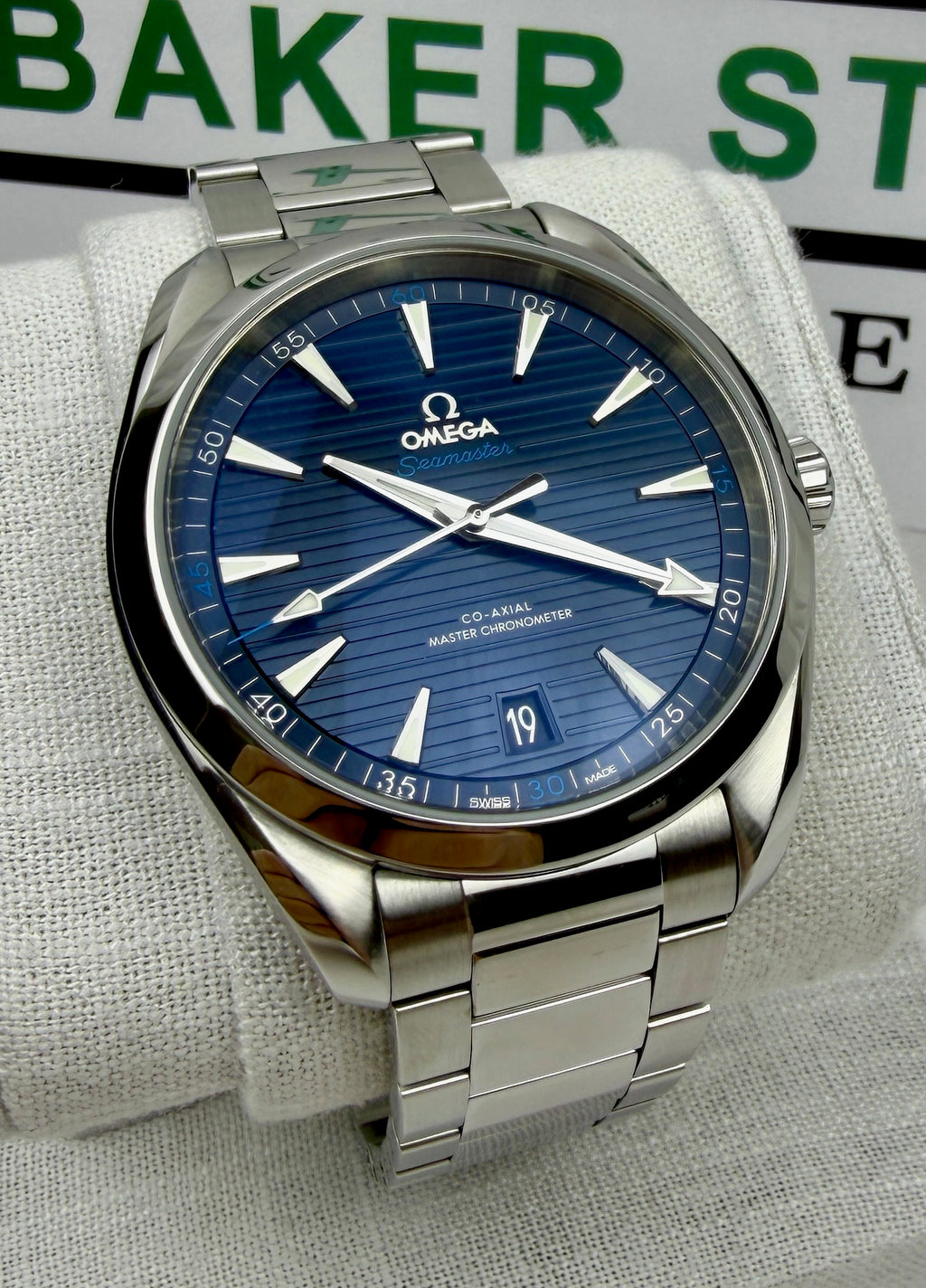 Case #207 — Omega Seamaster Aqua Terra Blue  Ref. 220.10.41.21.03.001
