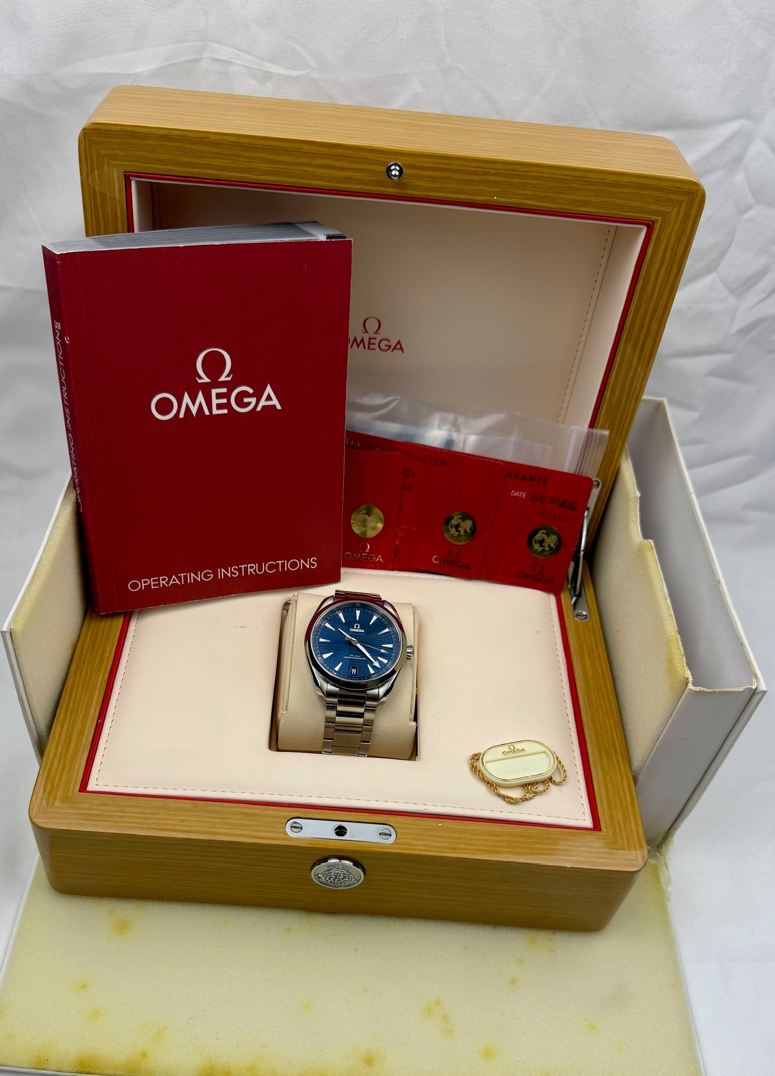 Case #207 — Omega Seamaster Aqua Terra Blue  Ref. 220.10.41.21.03.001