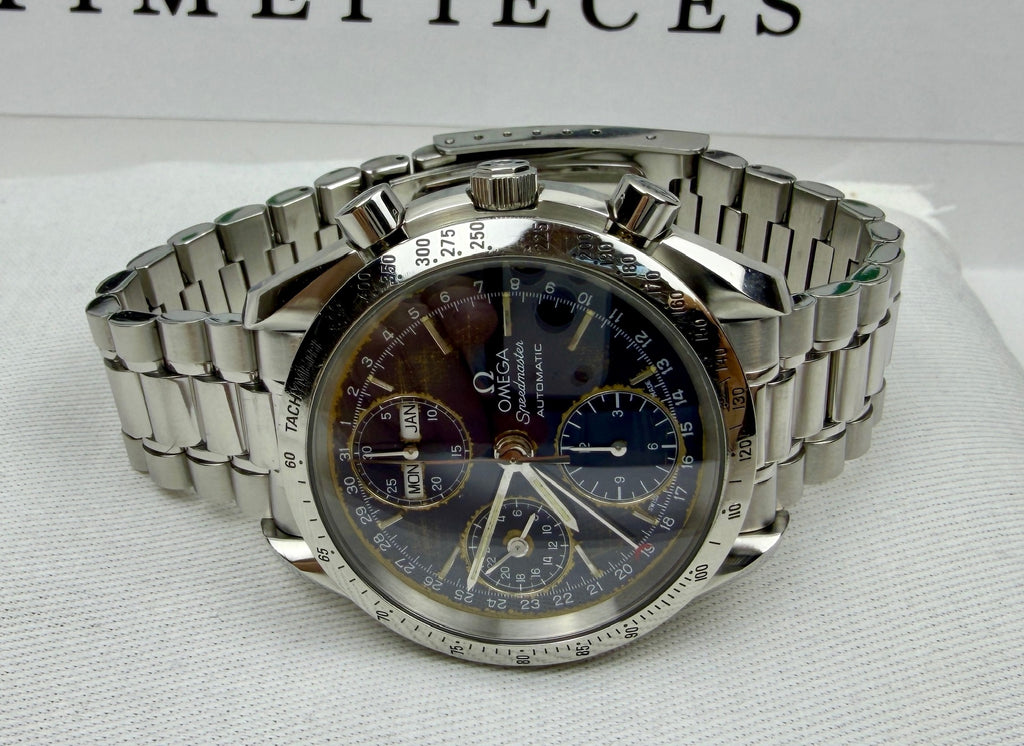 Case #212 — Omega Speedmaster Triple Date Blue  Ref. 3523.80
