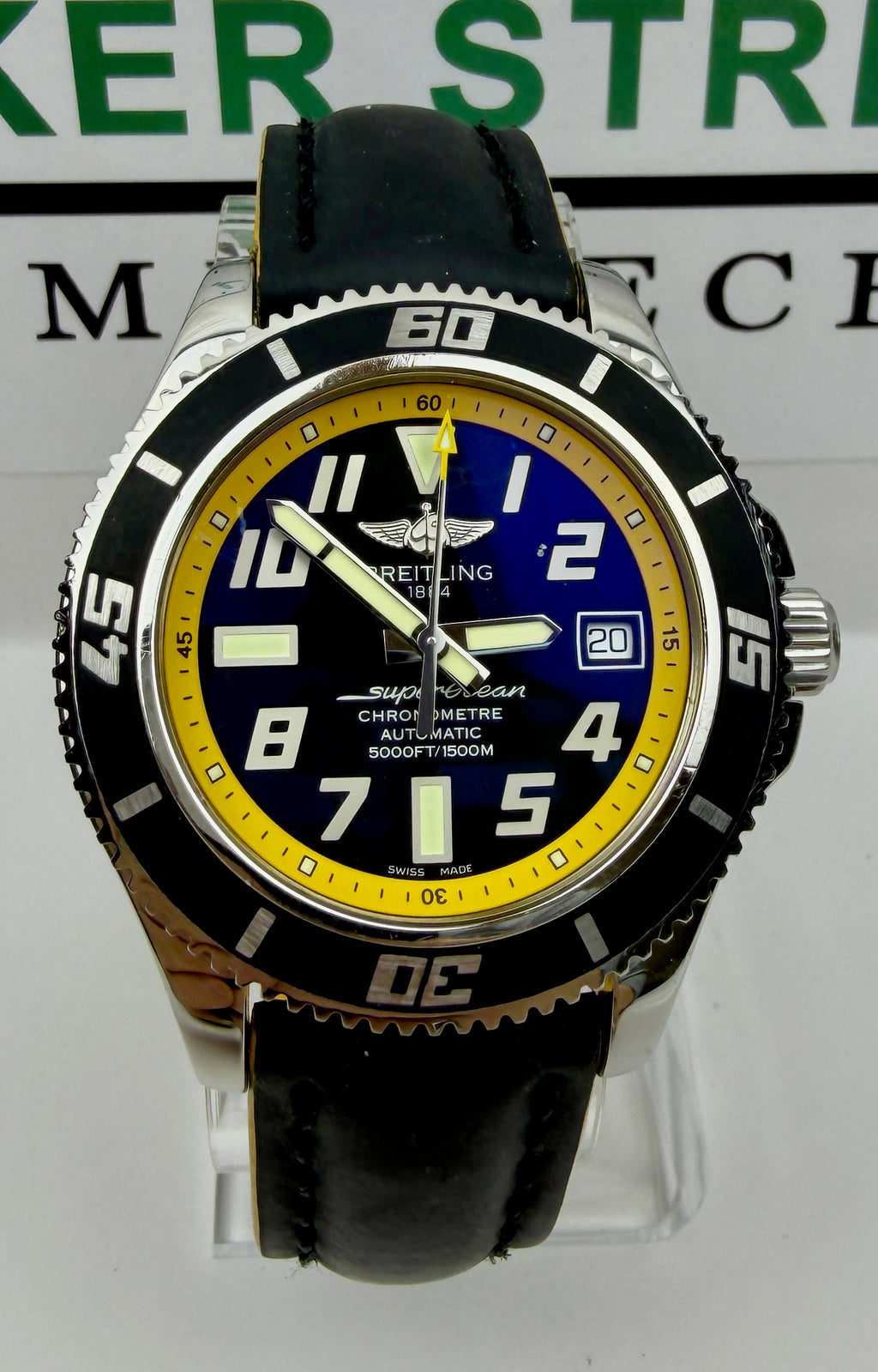 Case #212 — Breitling Superocean Yellow  Ref. A17364