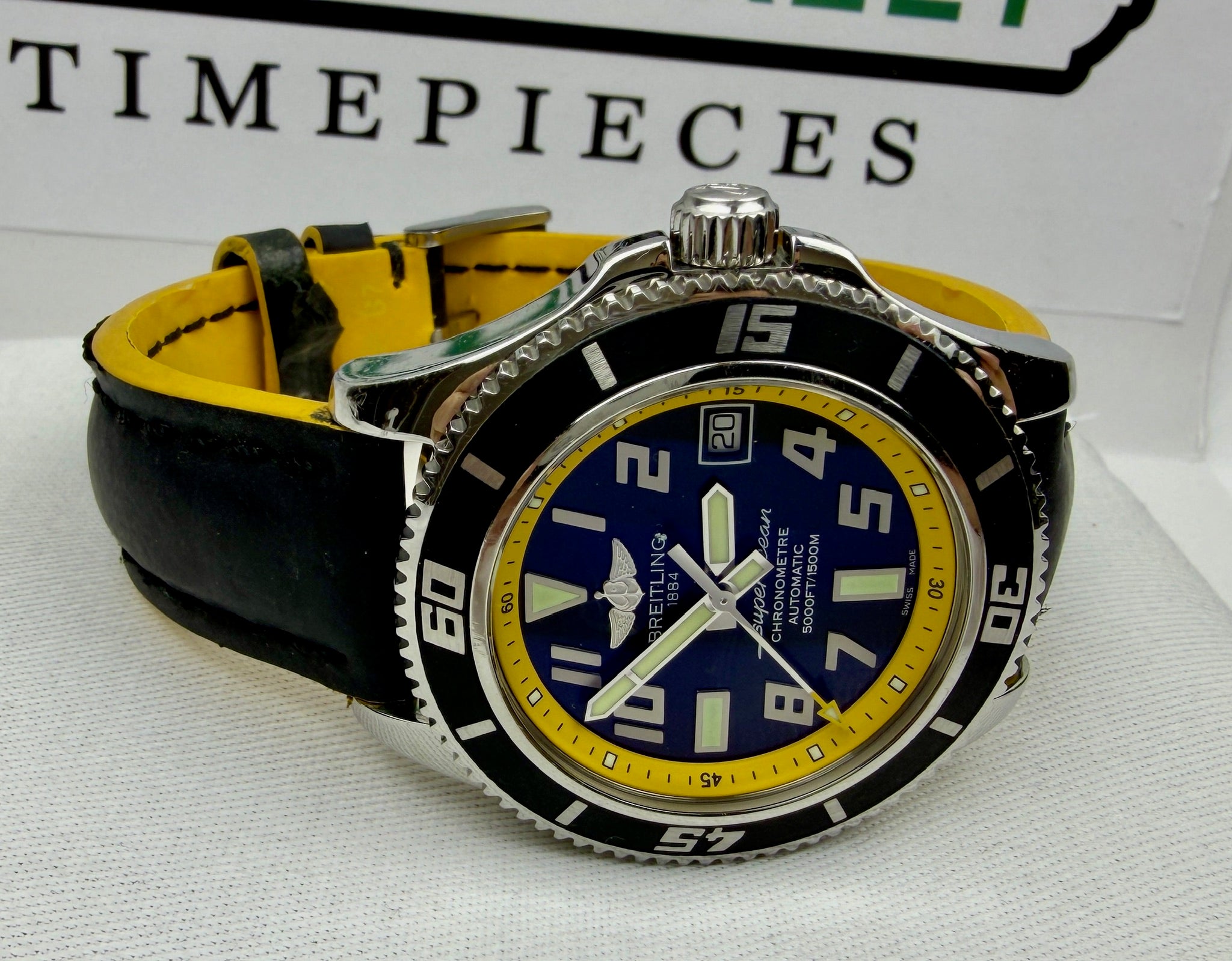 Case #212 — Breitling Superocean Yellow  Ref. A17364