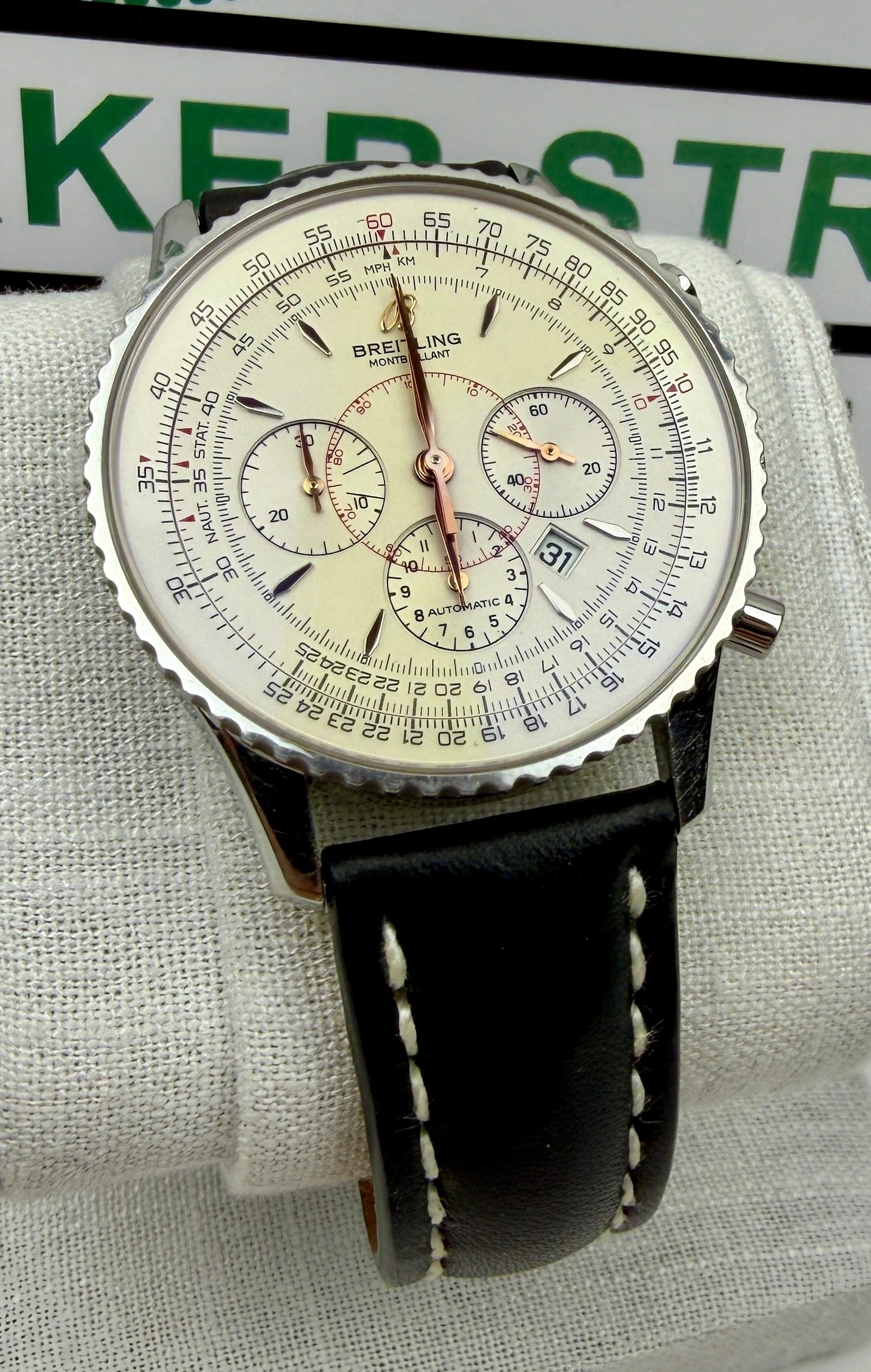 Case #217 — Breitling Navitimer Montbrillant 38mm  Ref. A41370