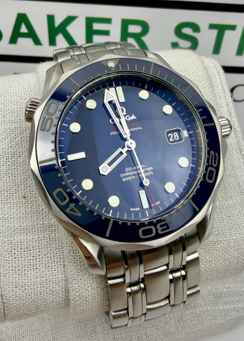 Case #224 — Omega Seamaster Professional 300M Blue  Ref. 212.30.41.20.03.001