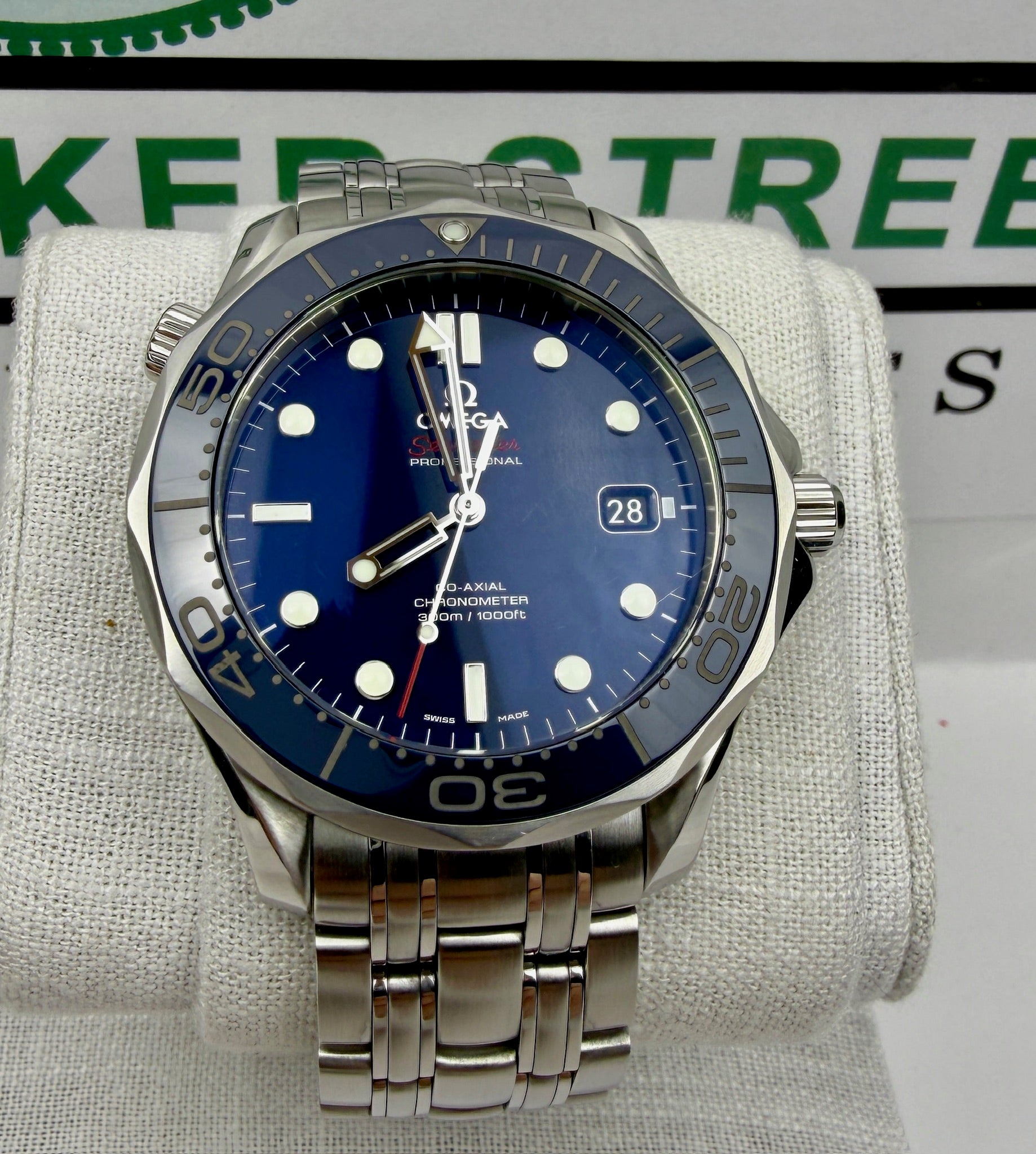 Case #224 — Omega Seamaster Professional 300M Blue  Ref. 212.30.41.20.03.001