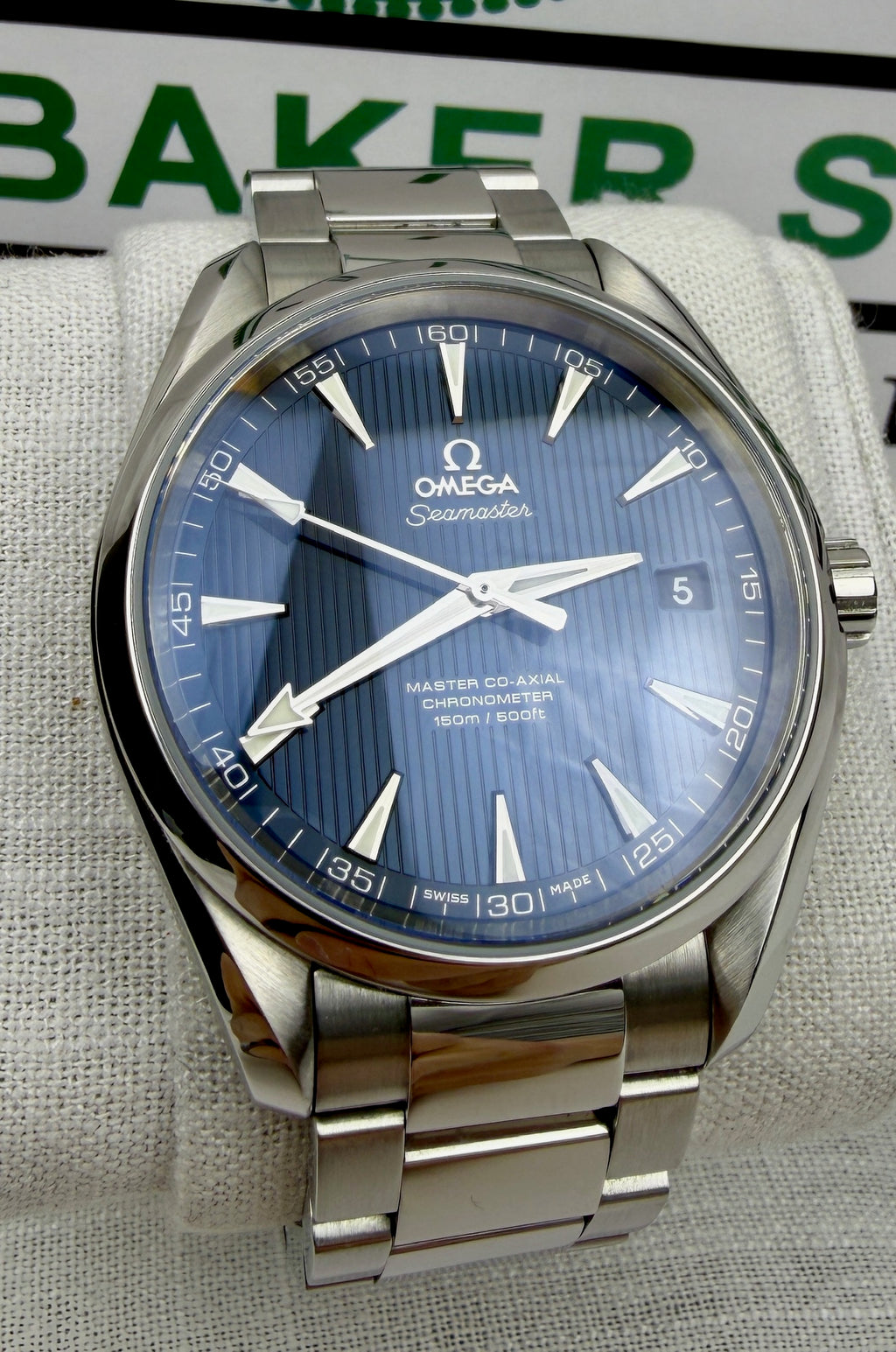 Case #227 — Omega Seamaster Aqua Terra “Spectre” Blue  Ref. 231.10.42.21.03.003
