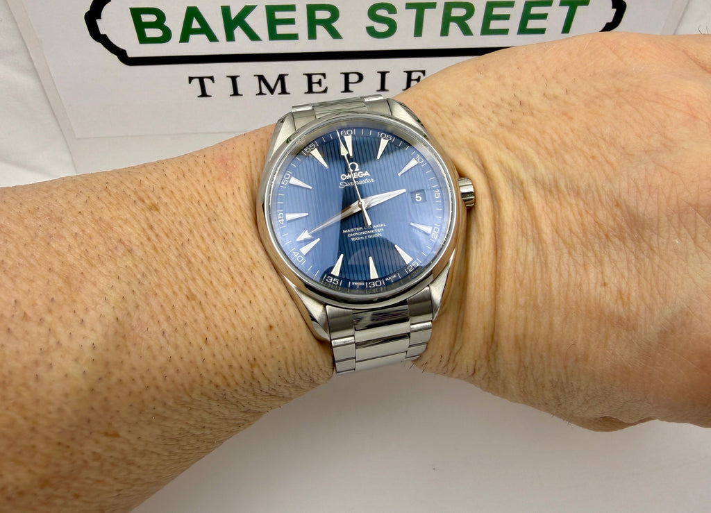 Case #227 — Omega Seamaster Aqua Terra “Spectre” Blue  Ref. 231.10.42.21.03.003