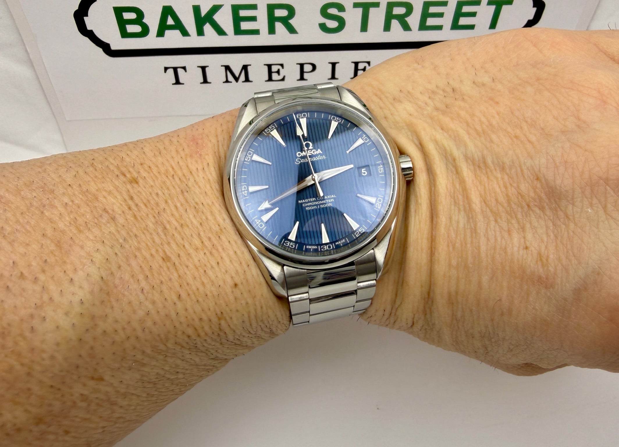 Case #227 — Omega Seamaster Aqua Terra “Spectre” Blue  Ref. 231.10.42.21.03.003