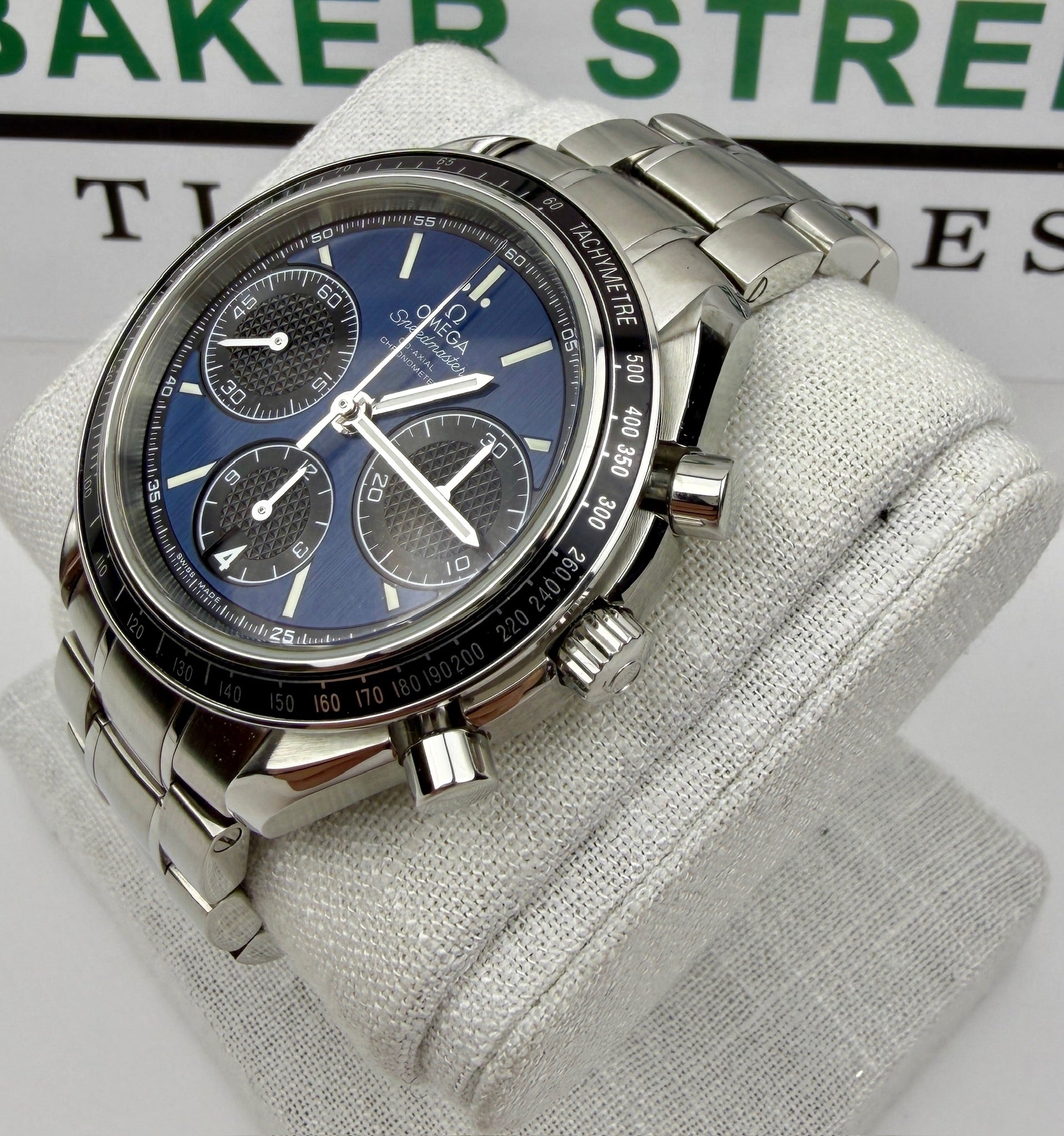 Case #229 — Omega Speedmaster Racing Blue  Ref. 326.30.40.50.03.001