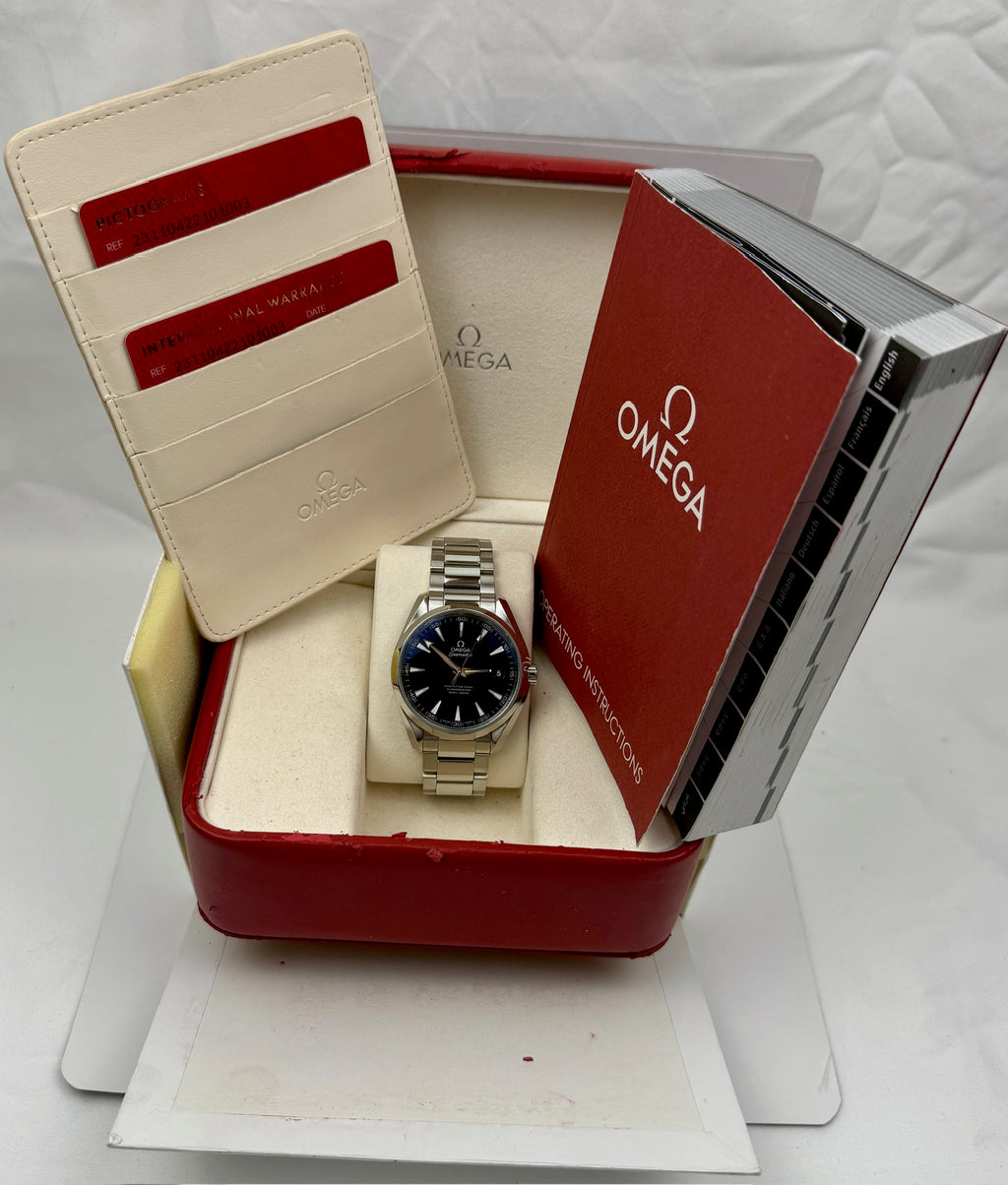 Case #230 — Omega Seamaster Aqua Terra Black  Ref. 231.10.42.21.01.003