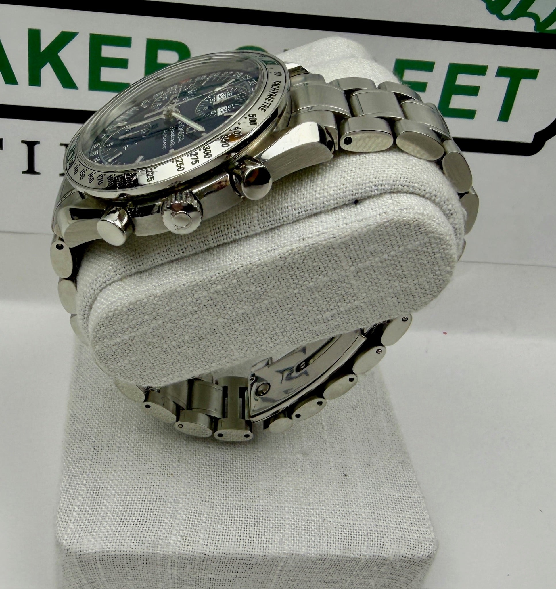 Case #243 — Omega Speedmaster Triple Date Blue  Ref. 3523.80.00