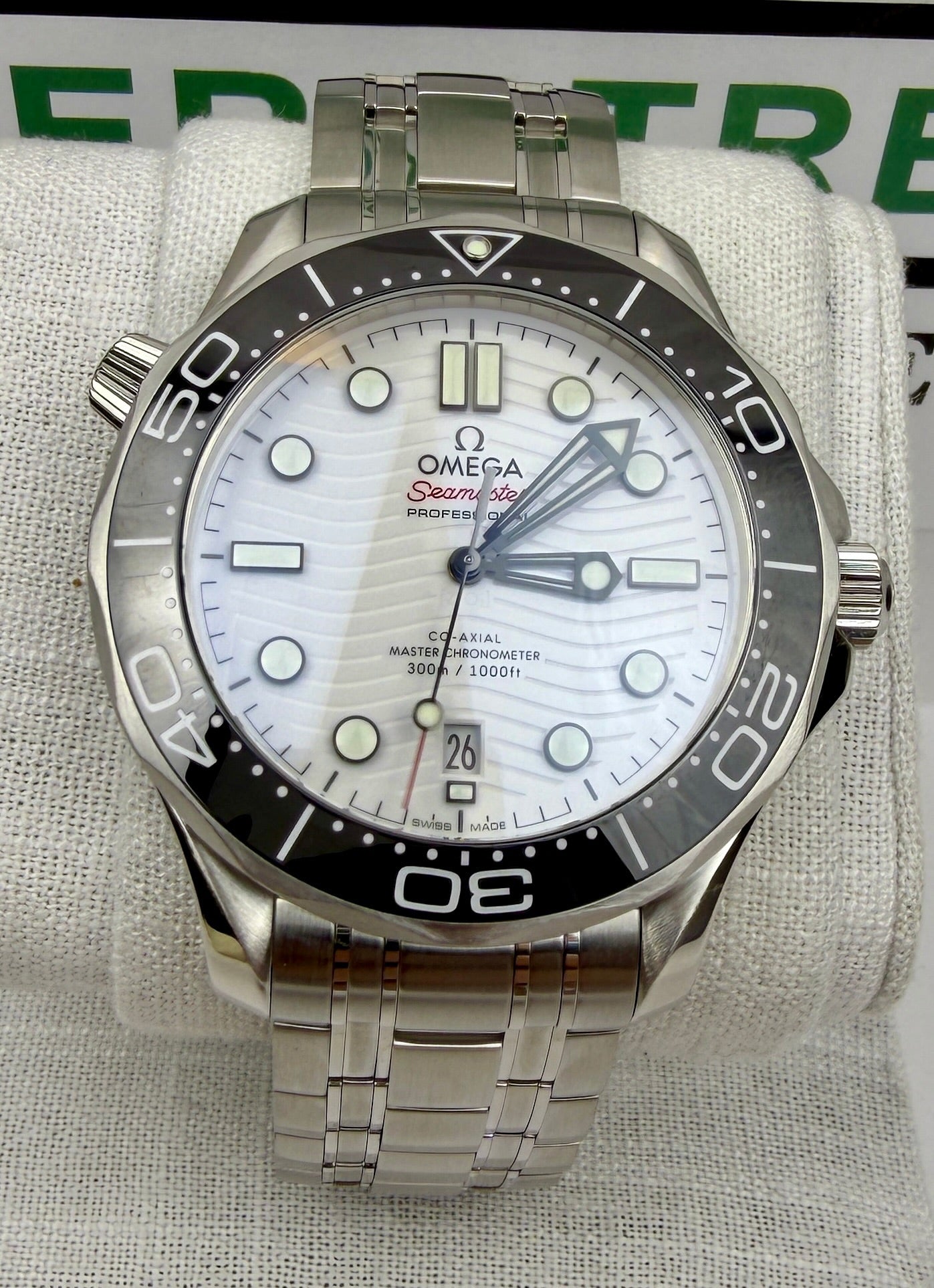 Case #235 — Omega Seamaster Professional 300M White  Ref. 210.30.42.20.04.001