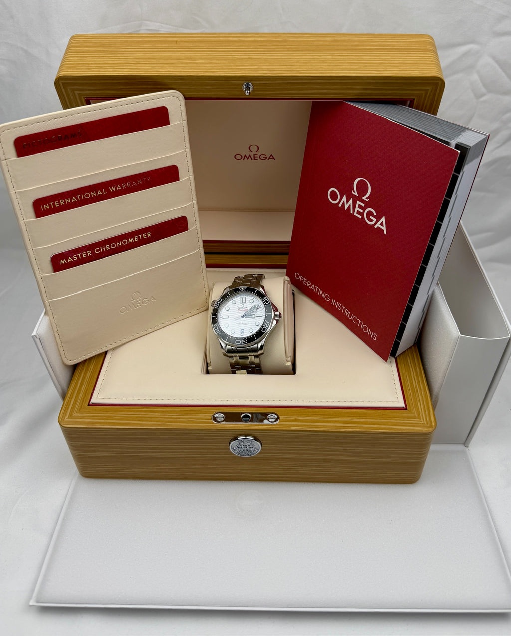 Case #235 — Omega Seamaster Professional 300M White  Ref. 210.30.42.20.04.001