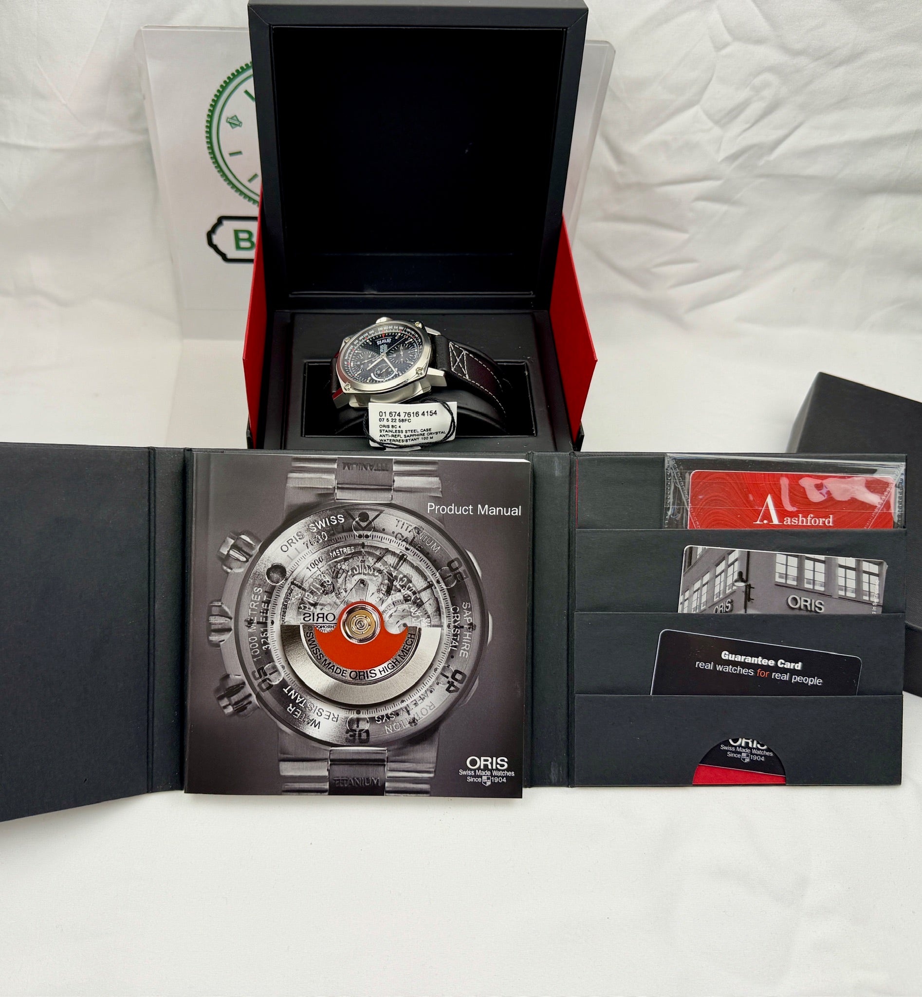Case #253 — Oris BC4 Chronograph  Ref. 01 674 7616 4154-07 5 22 58FC