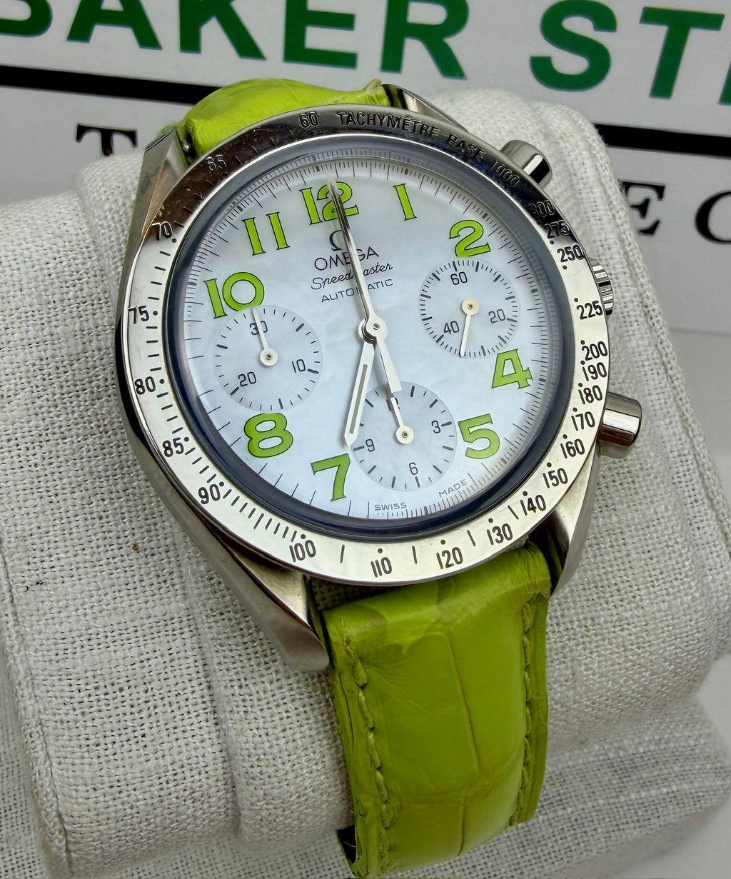 Case #262 — Omega Speedmaster Reduced Green  Ref. 3815.70.36