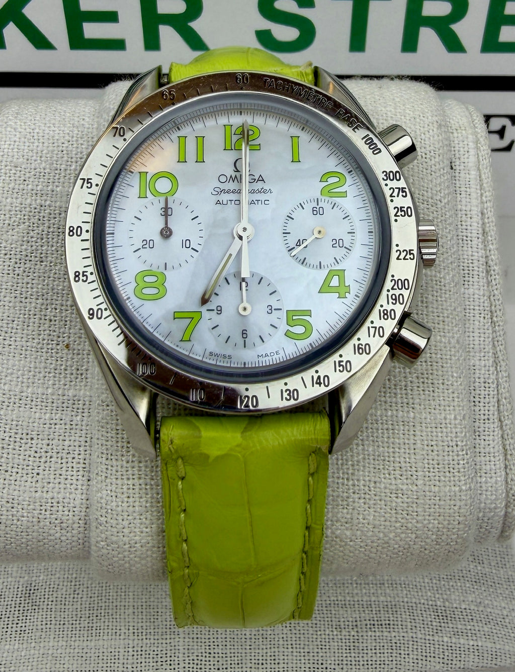 Case #262 — Omega Speedmaster Reduced Green  Ref. 3815.70.36