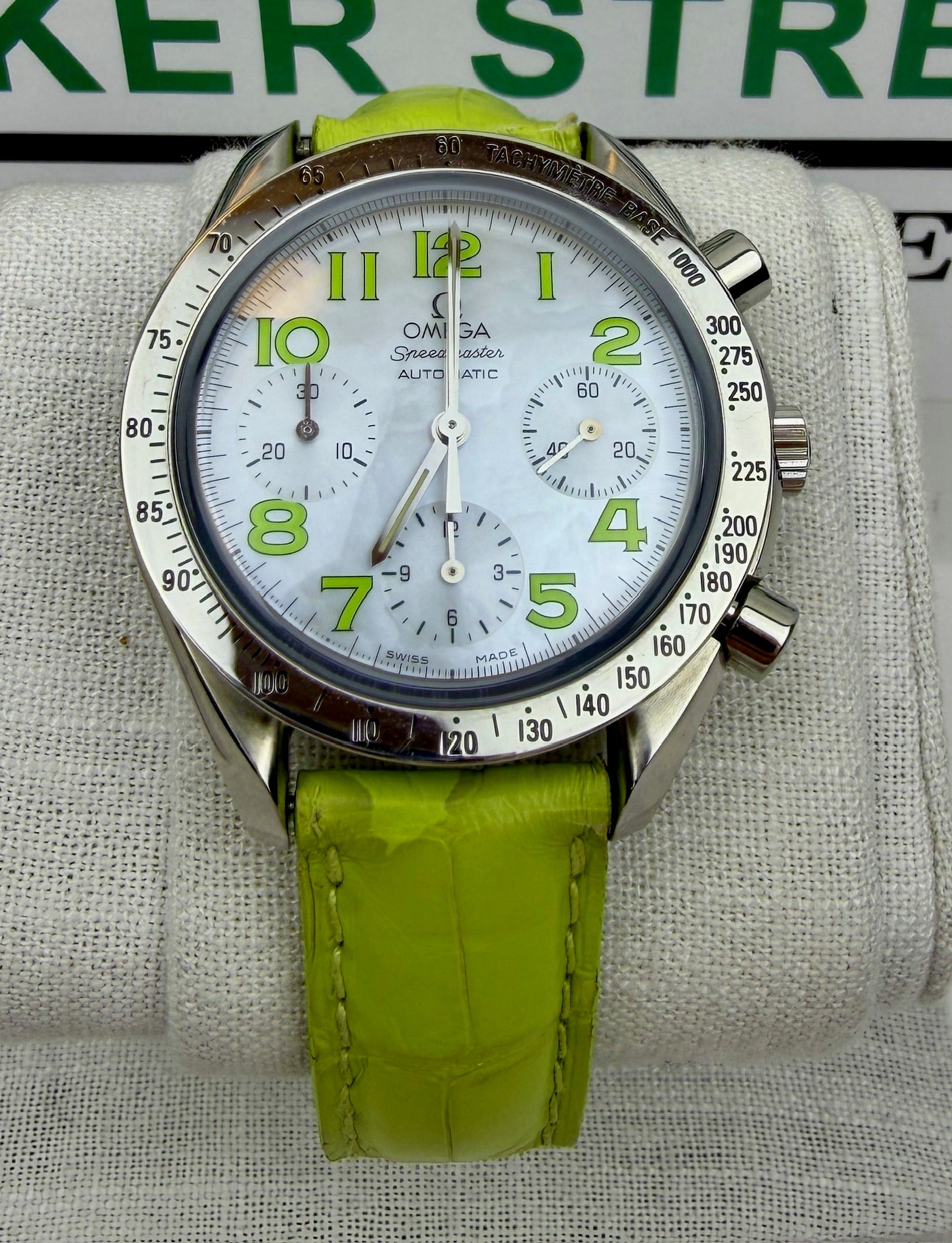 Case #262 — Omega Speedmaster Reduced Green  Ref. 3815.70.36