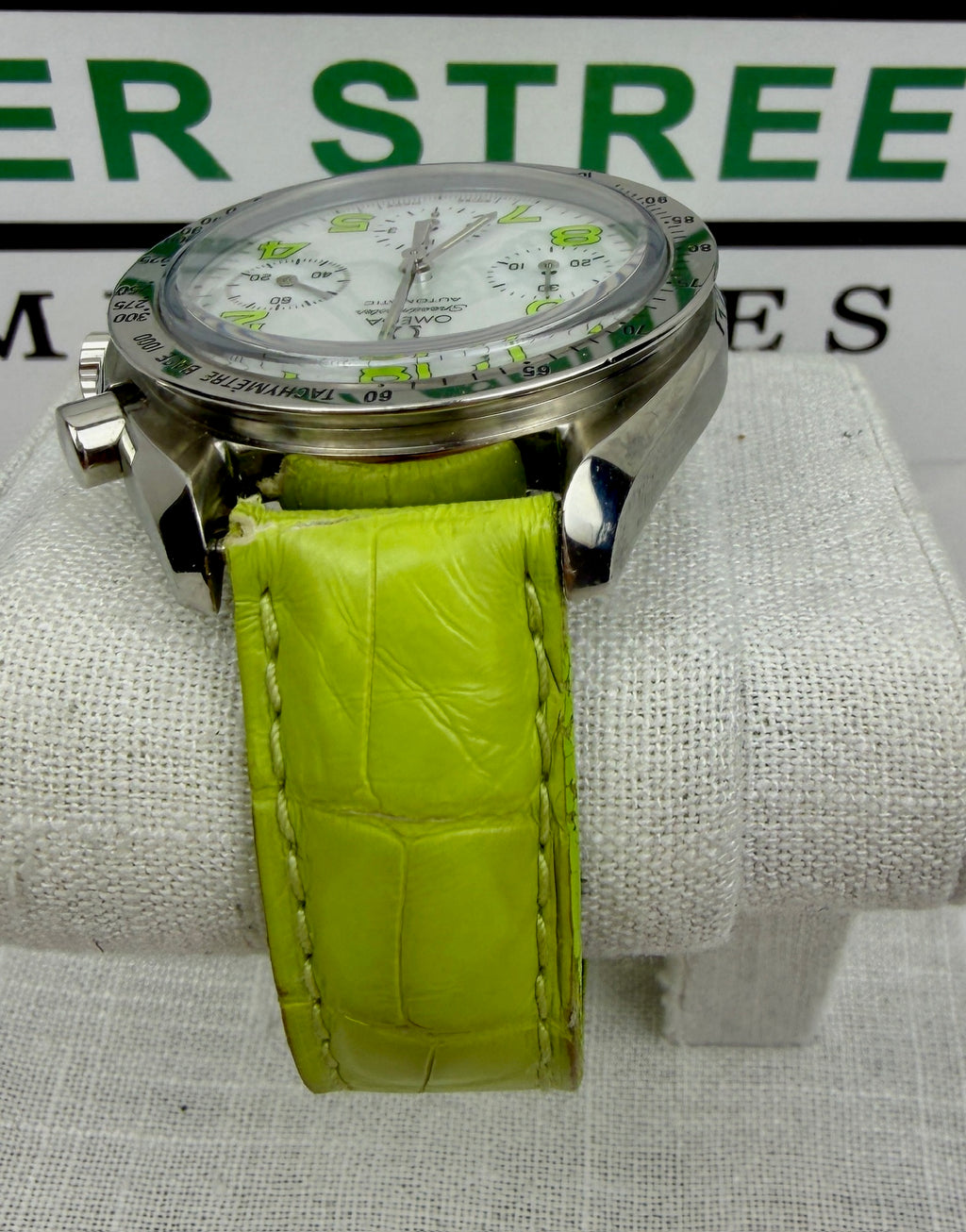 Case #262 — Omega Speedmaster Reduced Green  Ref. 3815.70.36