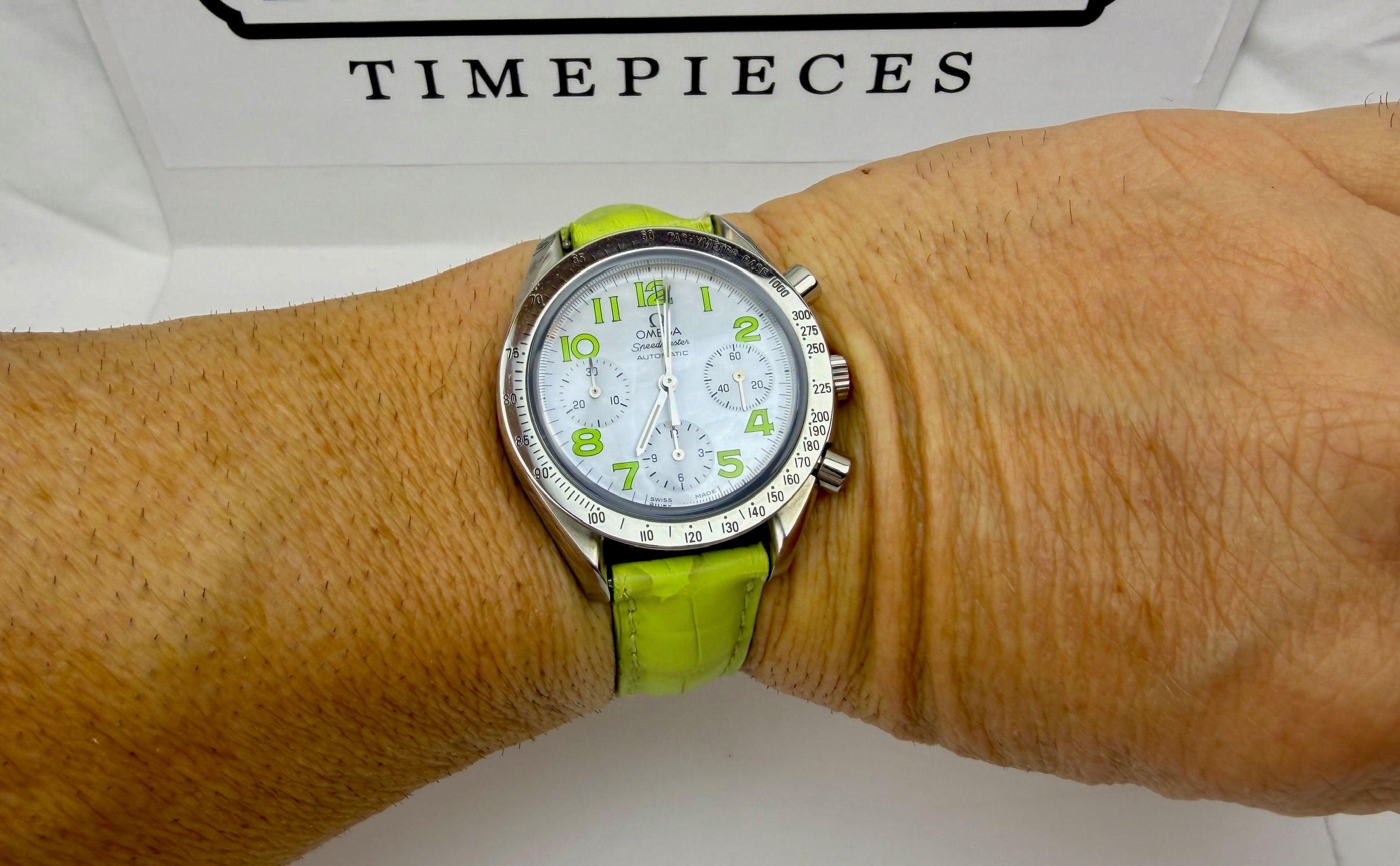 Case #262 — Omega Speedmaster Reduced Green  Ref. 3815.70.36