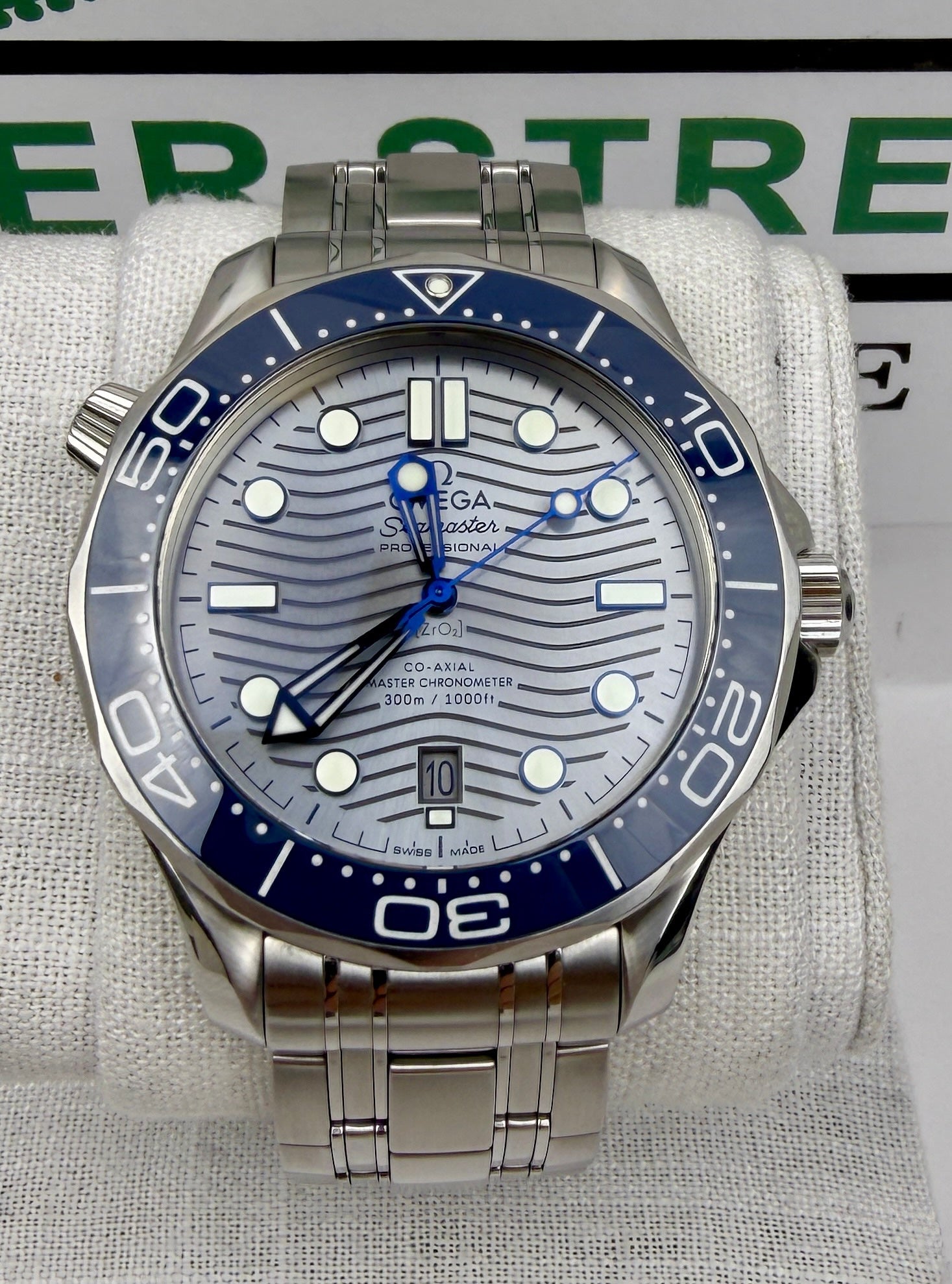 Case #271 — Omega Seamaster Diver 300M “Grey Wave Dial”  Ref. 210.30.42.20.06.001