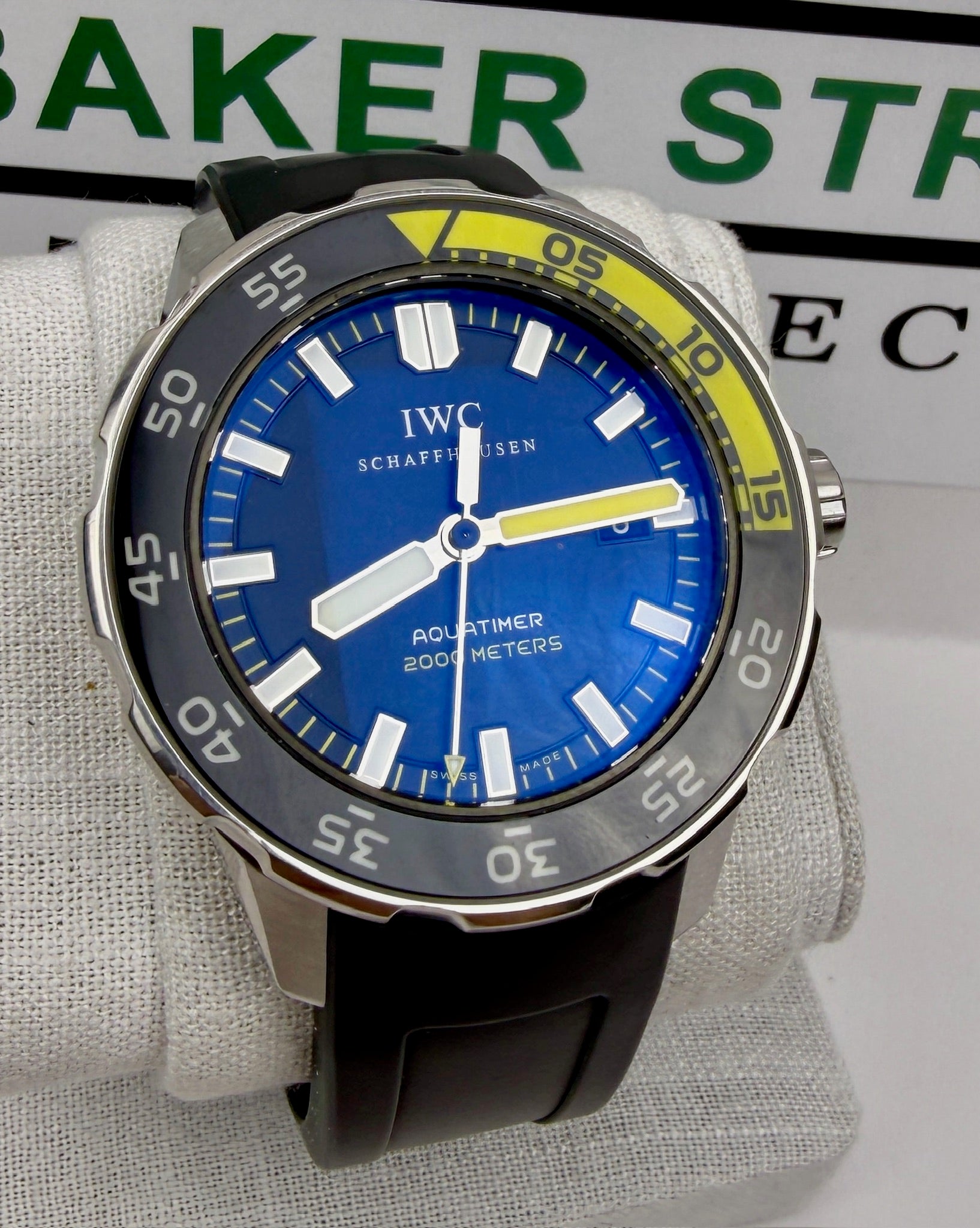 Case #264 — IWC Aquatimer Automatic Yellow Dial  Ref. Iw356806
