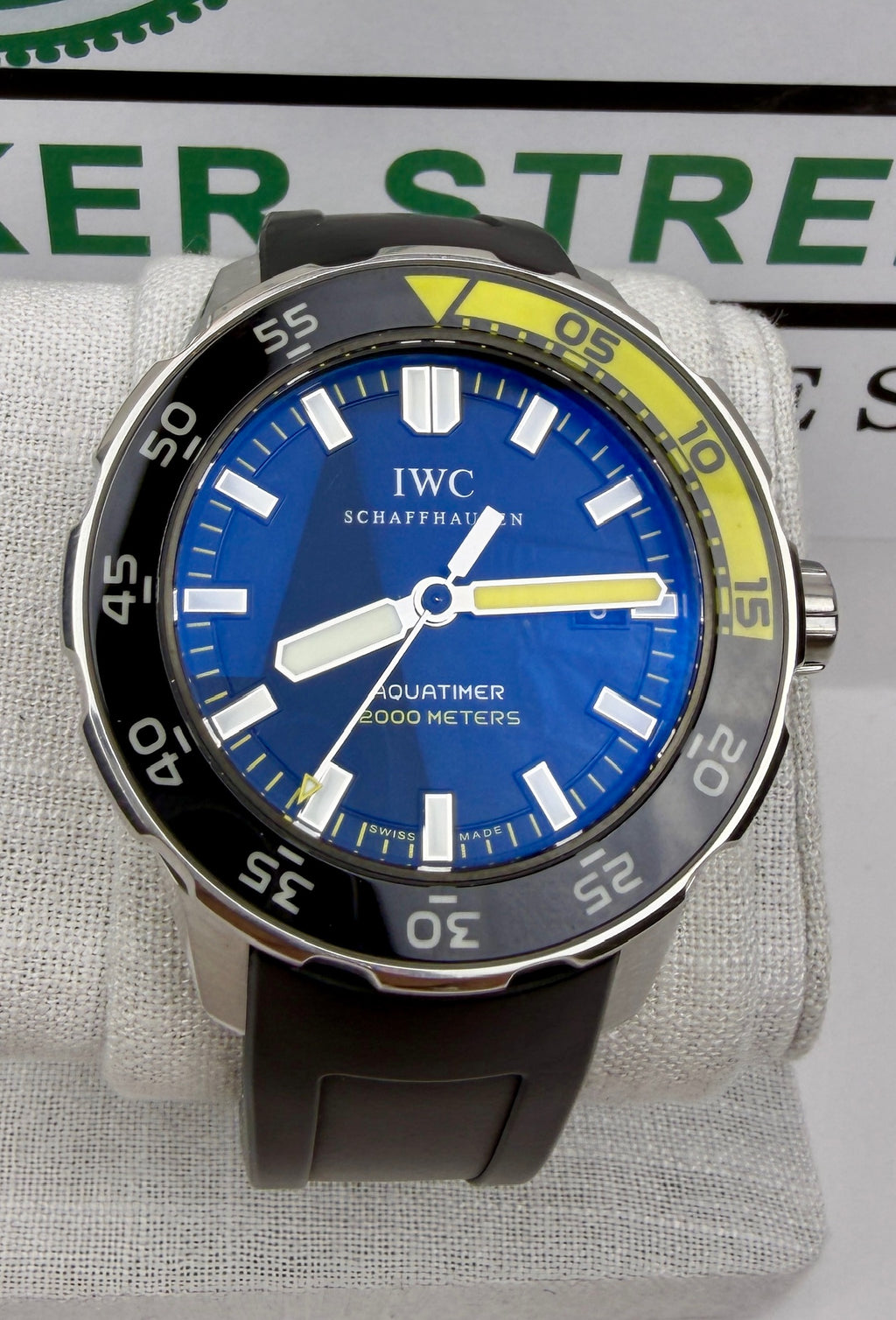 Case #264 — IWC Aquatimer Automatic Yellow Dial  Ref. Iw356806