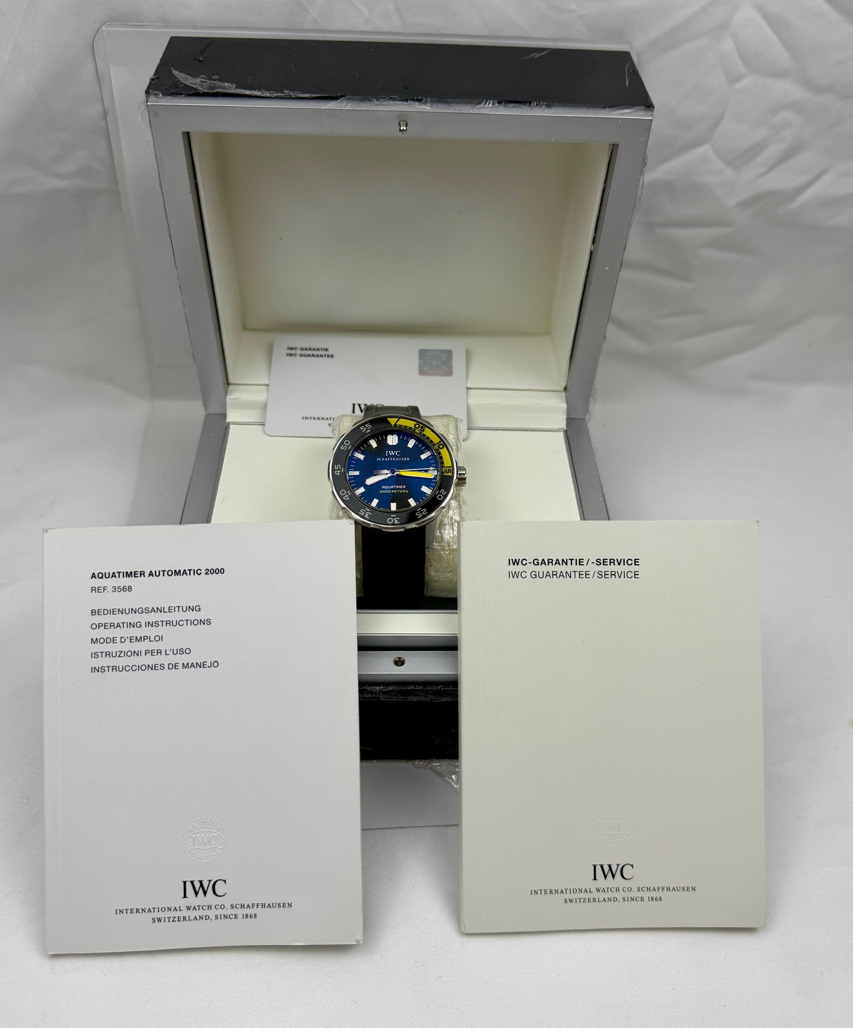 Case #264 — IWC Aquatimer Automatic Yellow Dial  Ref. Iw356806