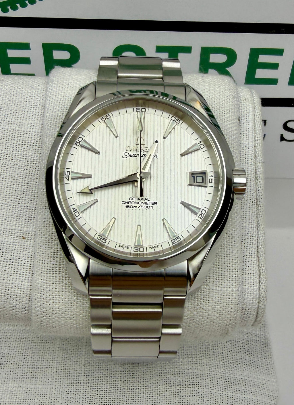 Case #275 — Omega Seamaster Aqua Terra 38.5mm White Dial  Ref. 231.10.39.21.02.001