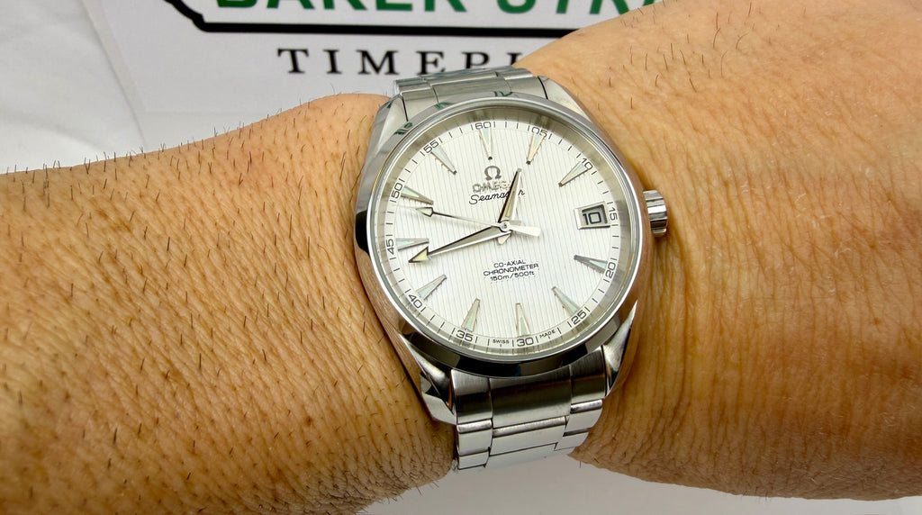 Case #275 — Omega Seamaster Aqua Terra 38.5mm White Dial  Ref. 231.10.39.21.02.001