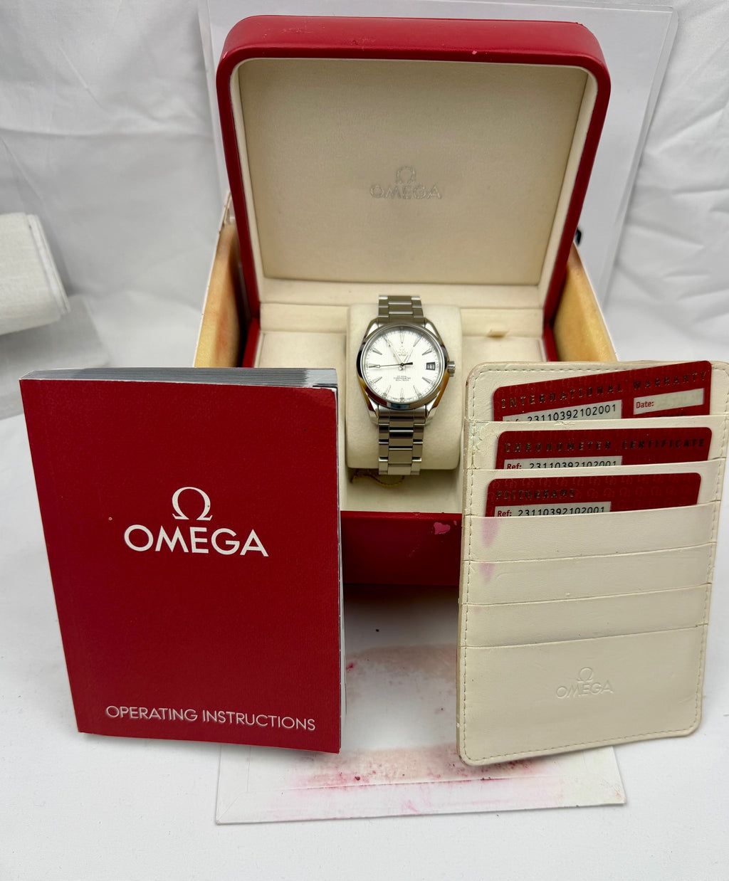 Case #275 — Omega Seamaster Aqua Terra 38.5mm White Dial  Ref. 231.10.39.21.02.001