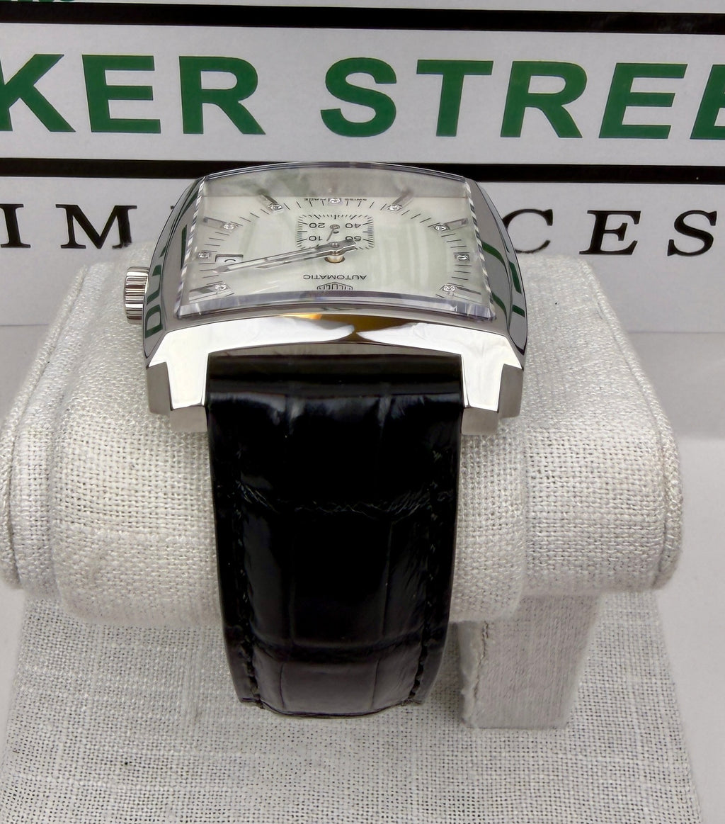 Case #278 — TAG Heuer Monaco Mother-of-Pearl Diamond Dial  Ref. WW2113.FC6215