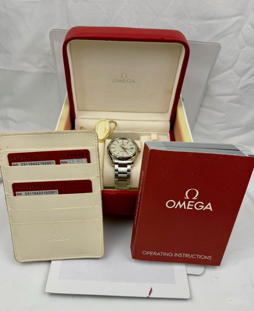 Case #279 — Omega Seamaster Aqua Terra 41.5mm White Dial  Ref. 231.10.42.21.02.001