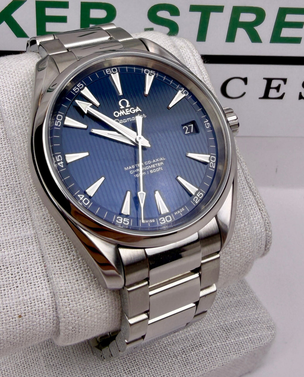 Case #280 — Omega Seamaster Aqua Terra 41.5mm “Spectre” Blue  Ref. 231.10.42.21.03.003