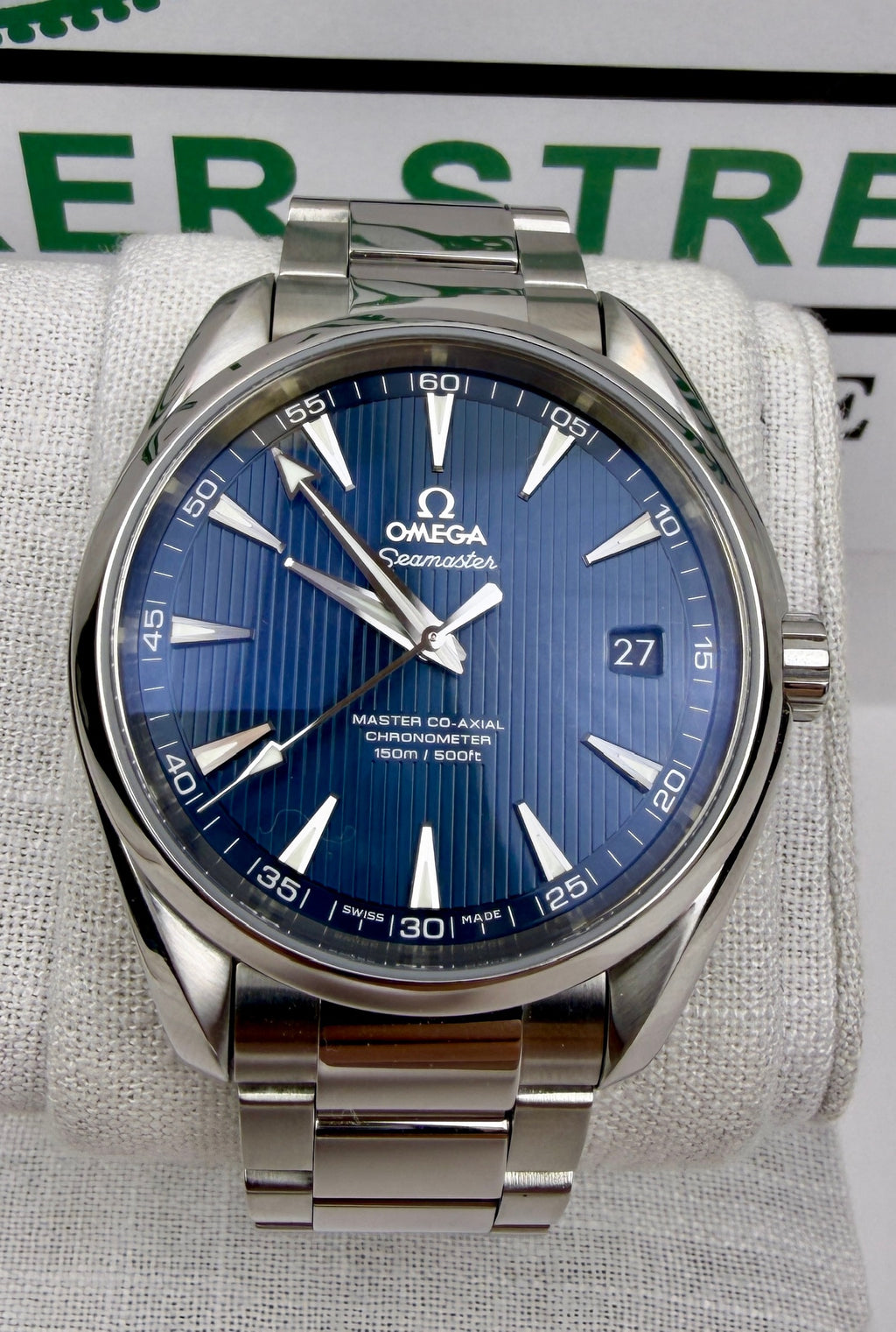 Case #280 — Omega Seamaster Aqua Terra 41.5mm “Spectre” Blue  Ref. 231.10.42.21.03.003