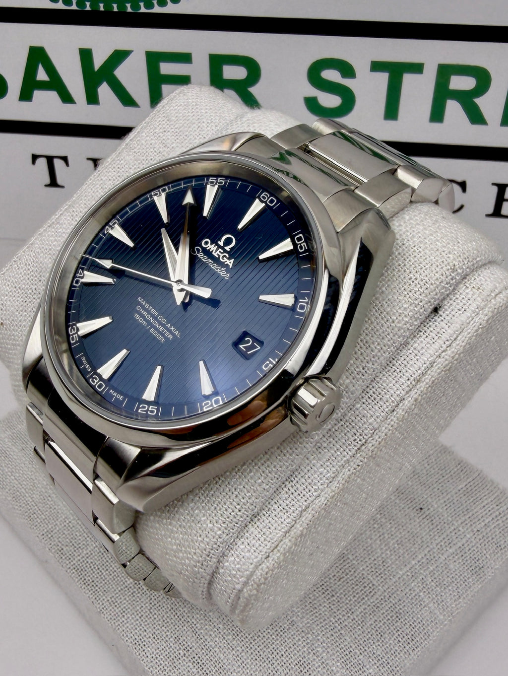 Case #280 — Omega Seamaster Aqua Terra 41.5mm “Spectre” Blue  Ref. 231.10.42.21.03.003