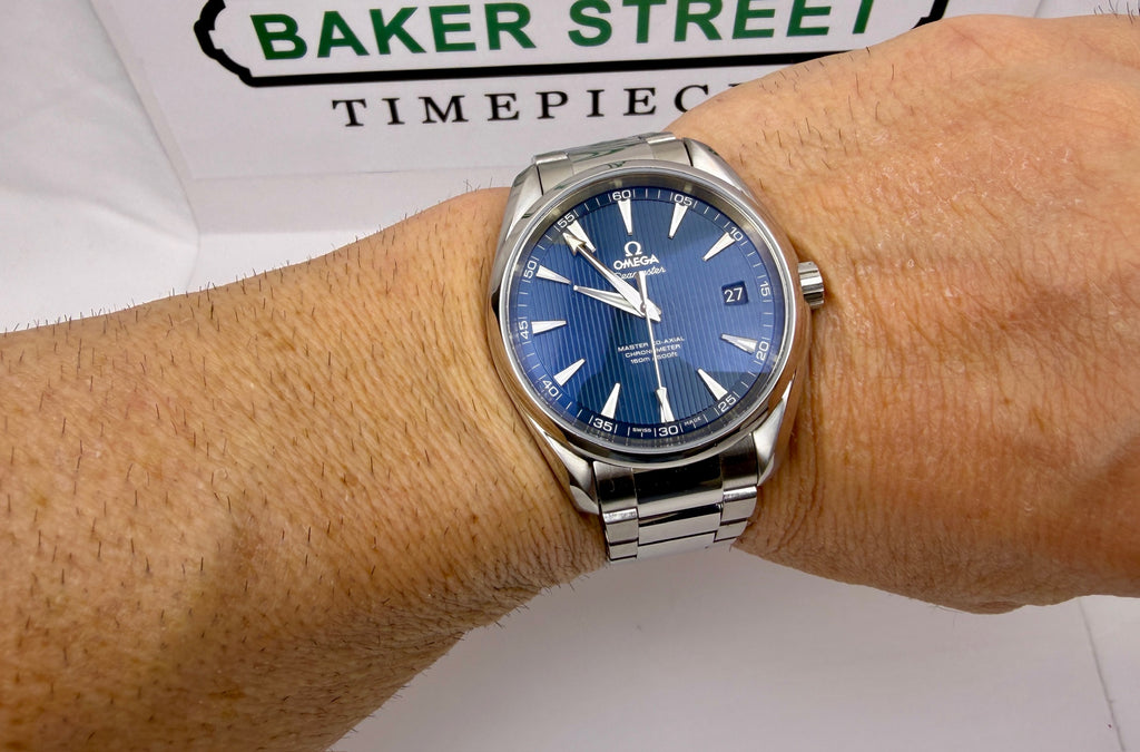 Case #280 — Omega Seamaster Aqua Terra 41.5mm “Spectre” Blue  Ref. 231.10.42.21.03.003