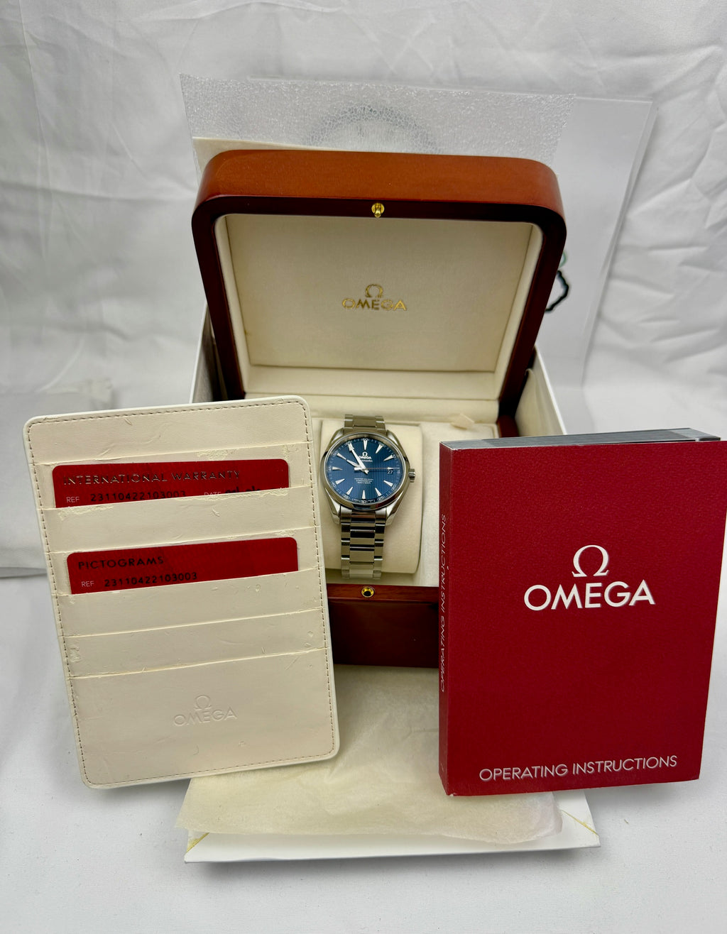 Case #280 — Omega Seamaster Aqua Terra 41.5mm “Spectre” Blue  Ref. 231.10.42.21.03.003