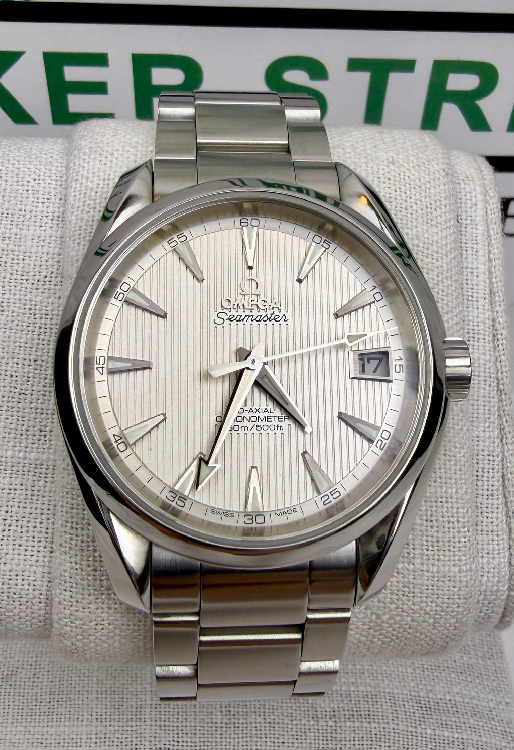 Case #287 — Omega Seamaster Aqua Terra 38.5mm White Dial  Ref. 231.10.39.21.02.001