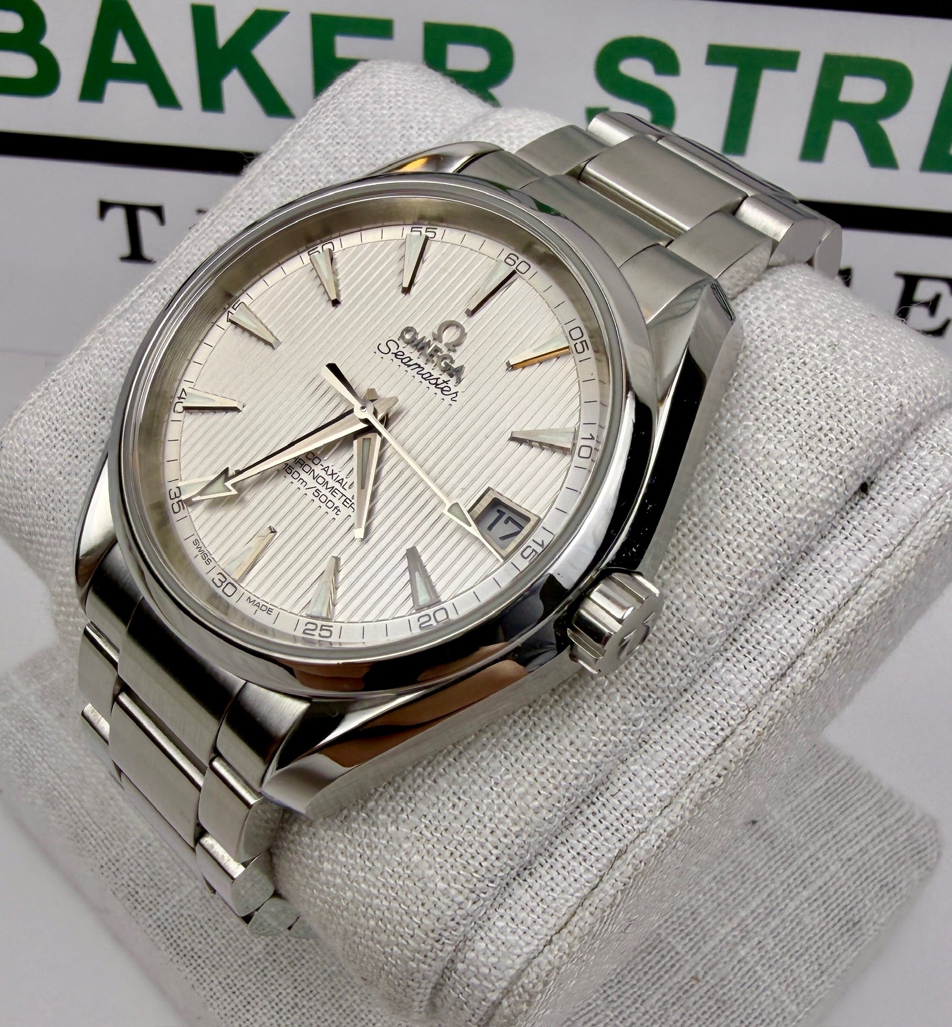 Case #287 — Omega Seamaster Aqua Terra 38.5mm White Dial  Ref. 231.10.39.21.02.001