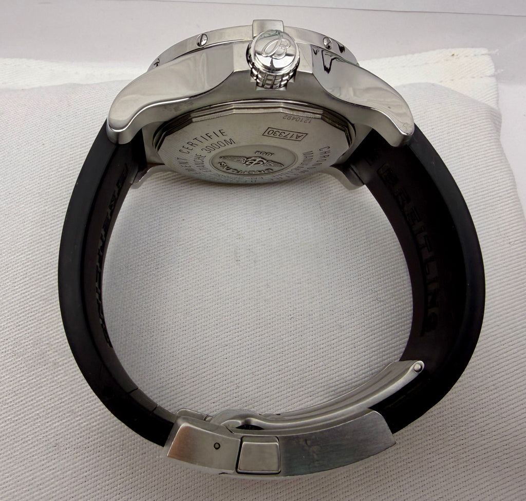 Case #291 — Breitling Avenger Seawolf 45mm Yellow Dial  Ref. A17331