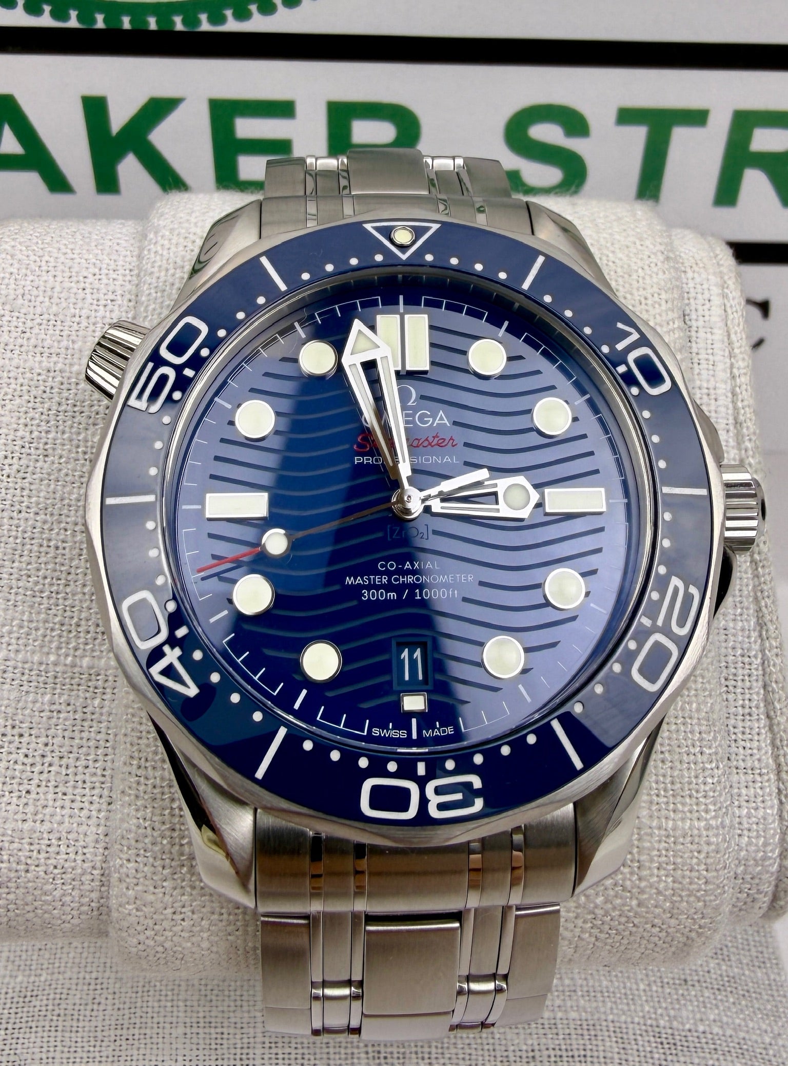 Case #298 — Omega Seamaster Diver 300M Blue  Ref. 210.30.42.20.03.001