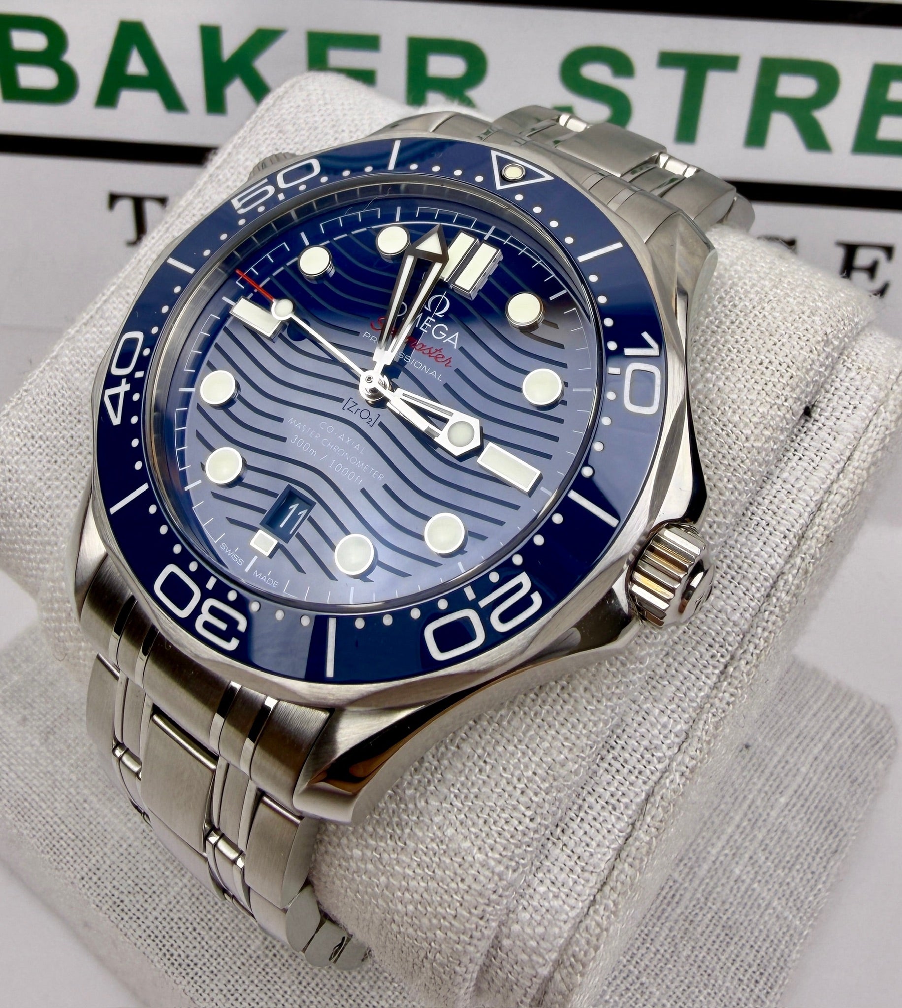 Case #298 — Omega Seamaster Diver 300M Blue  Ref. 210.30.42.20.03.001