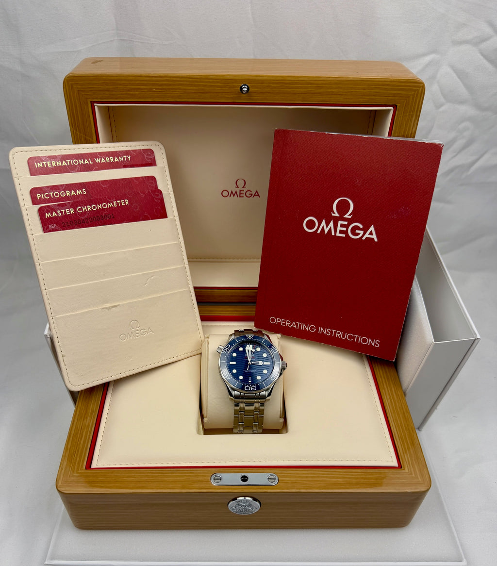 Case #298 — Omega Seamaster Diver 300M Blue  Ref. 210.30.42.20.03.001