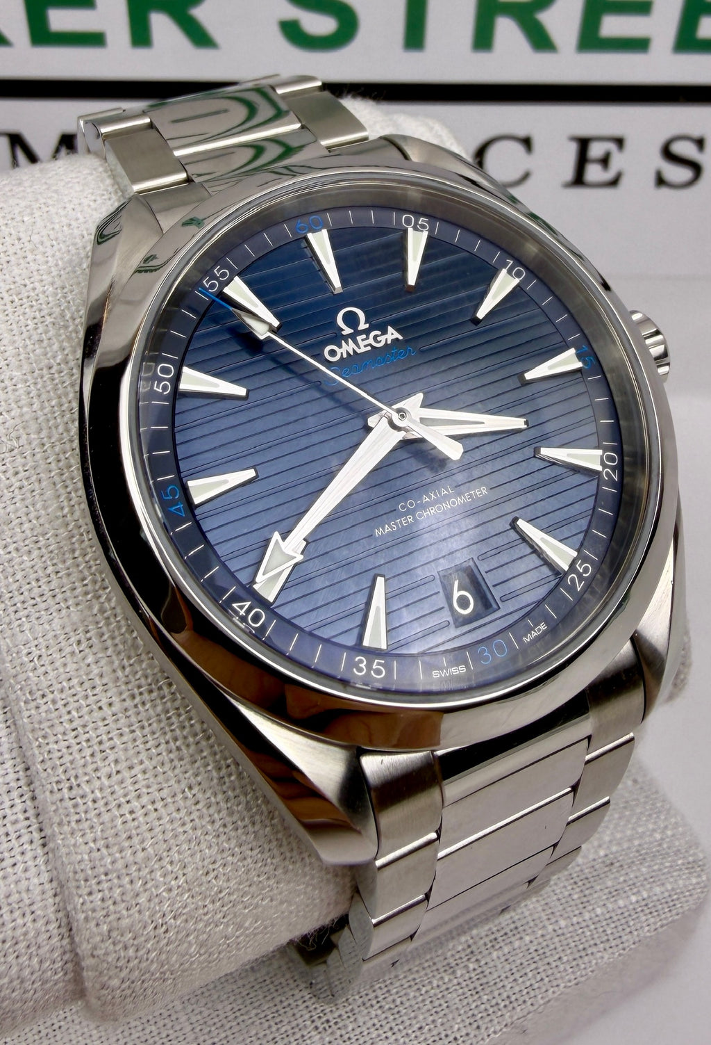Case #302 — Omega Seamaster Aqua Terra 41mm Blue Dial  Ref. 220.10.41.21.03.001