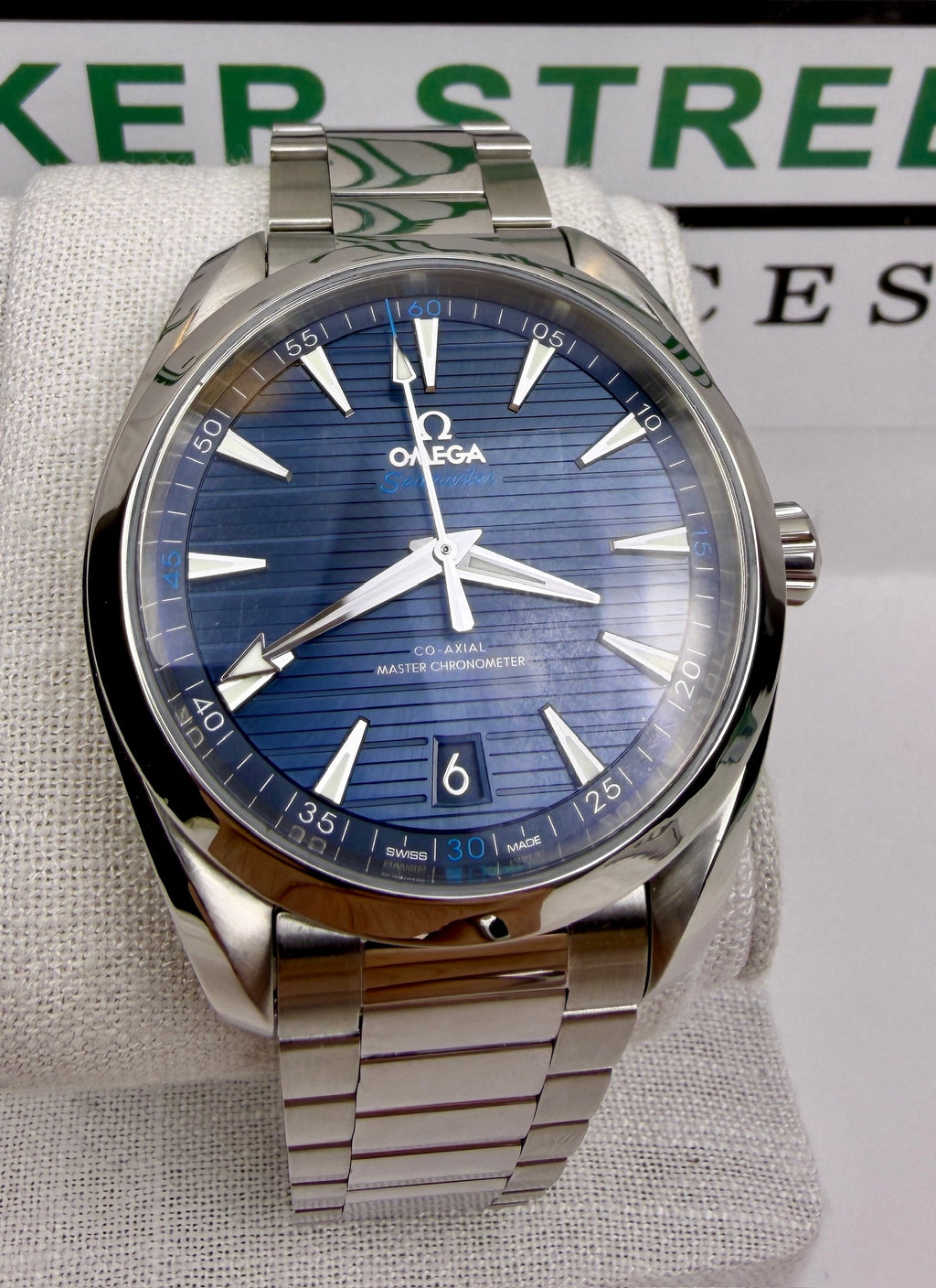 Case #302 — Omega Seamaster Aqua Terra 41mm Blue Dial  Ref. 220.10.41.21.03.001