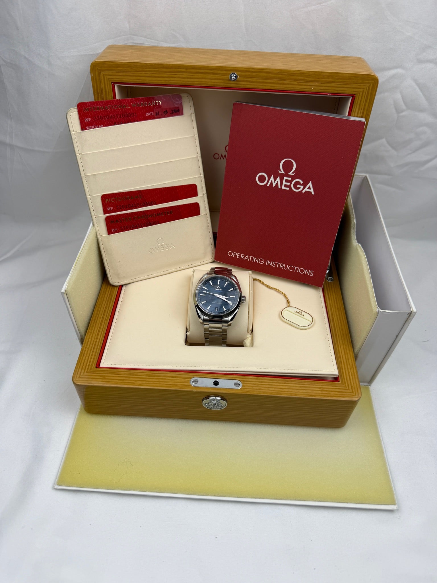 Case #302 — Omega Seamaster Aqua Terra 41mm Blue Dial  Ref. 220.10.41.21.03.001