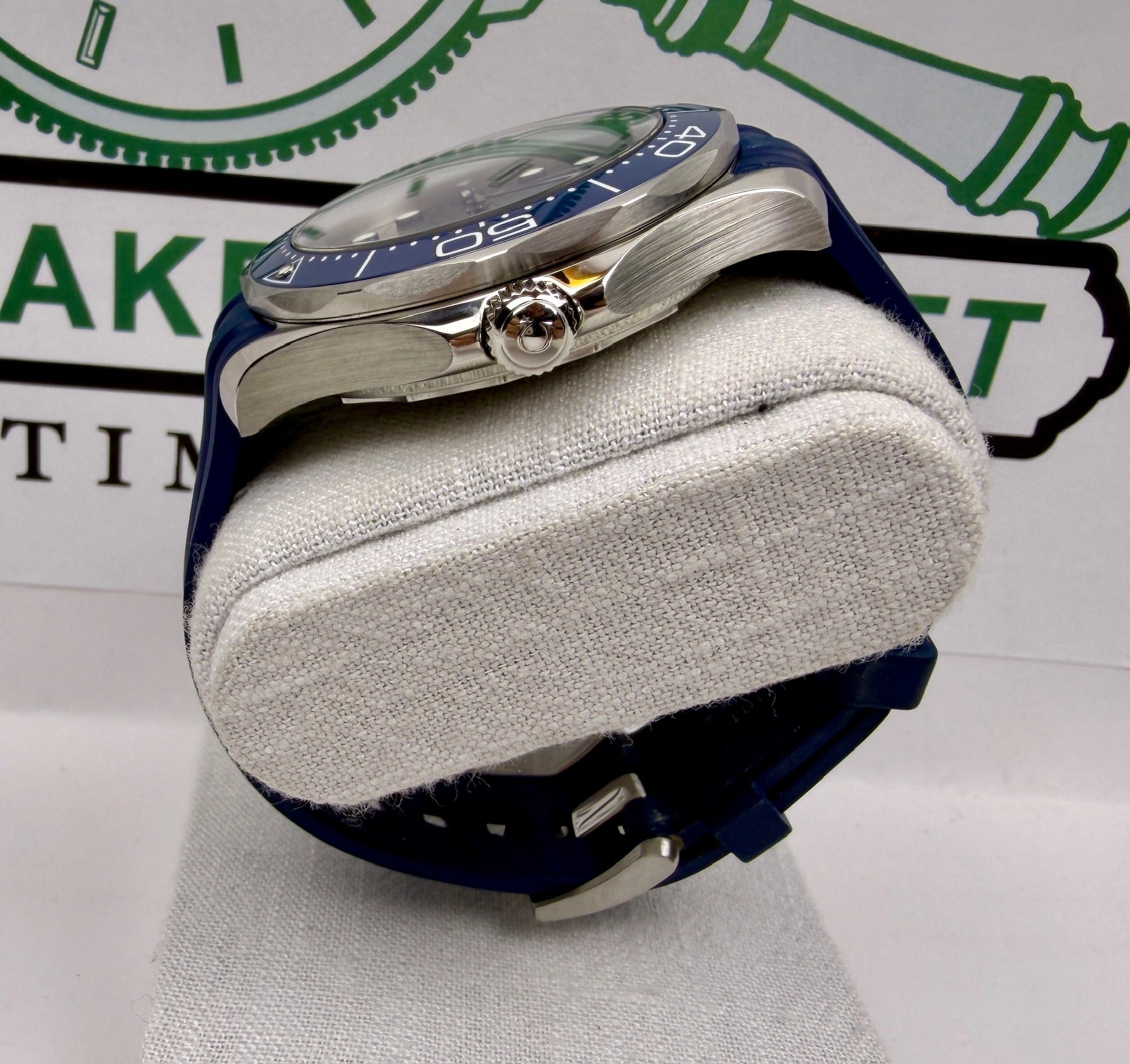 Case #303 — Omega Seamaster Diver 300M Grey Dial on Rubber  Ref. 210.32.42.20.06.001