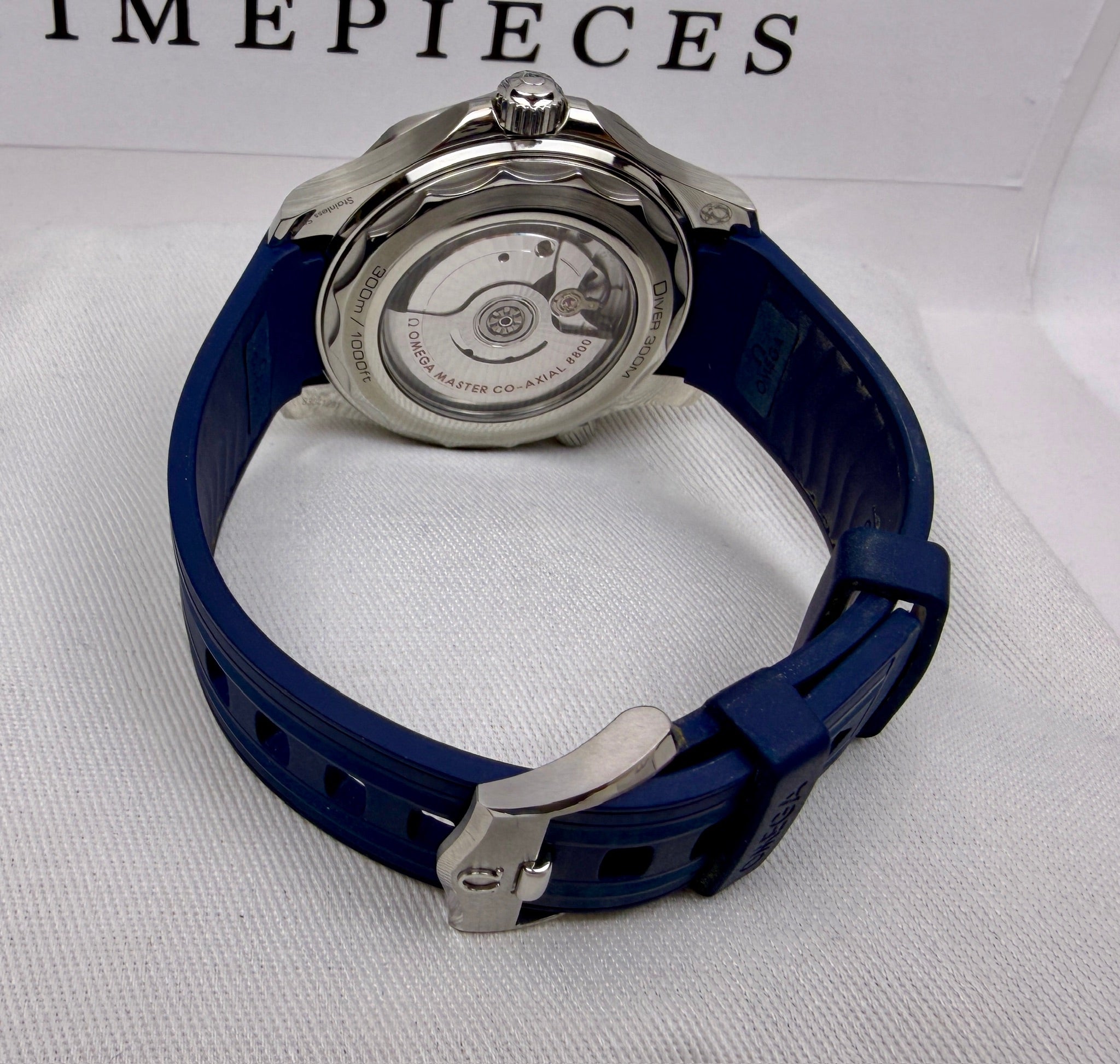 Case #303 — Omega Seamaster Diver 300M Grey Dial on Rubber  Ref. 210.32.42.20.06.001