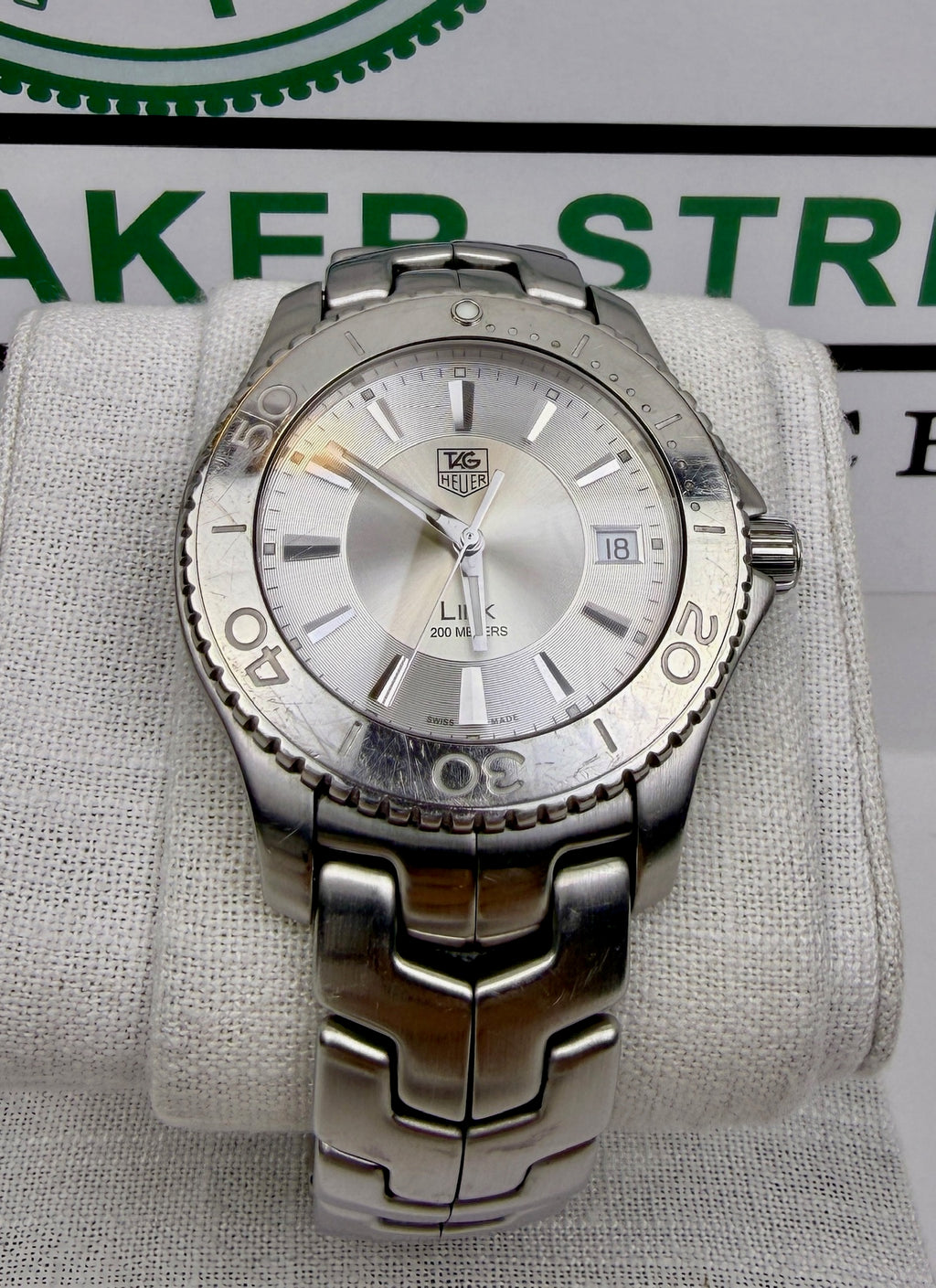 Case #306 — TAG Heuer Link Quartz Silver Dial  Ref. WJ1111.BA0
