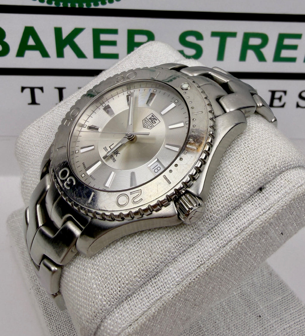 Case #306 — TAG Heuer Link Quartz Silver Dial  Ref. WJ1111.BA0