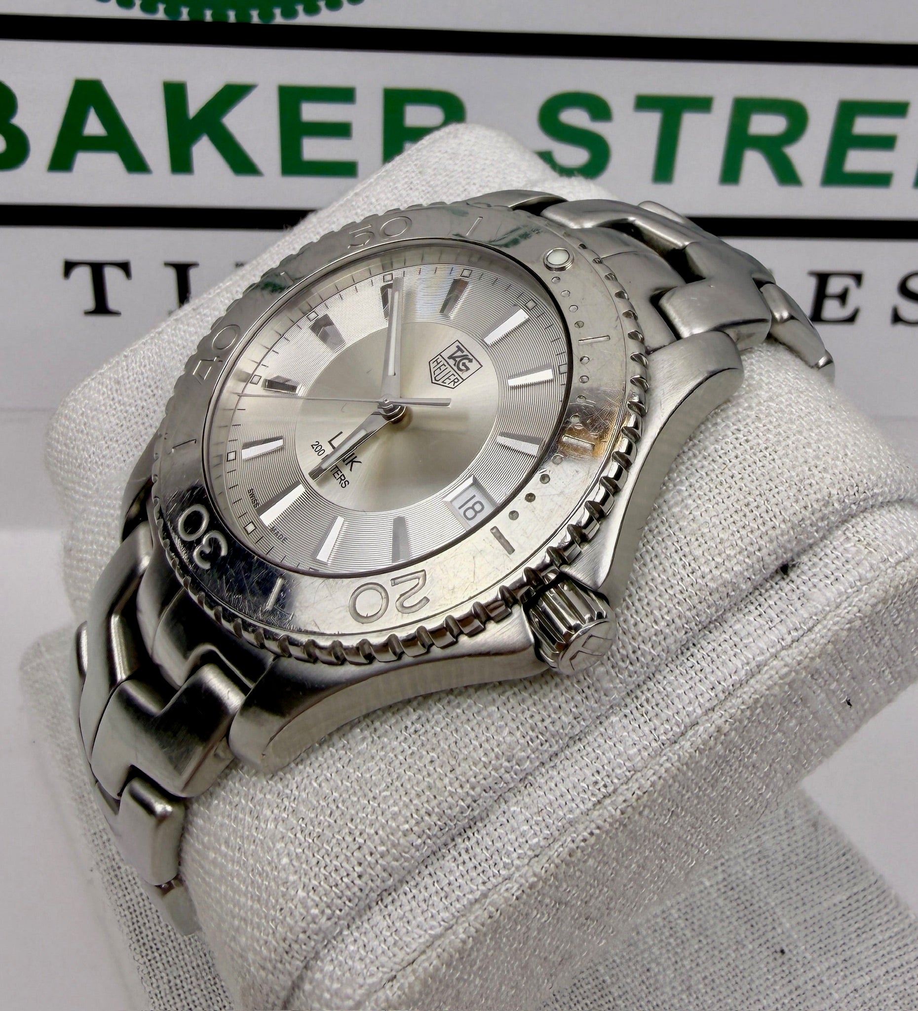 Case #306 — TAG Heuer Link Quartz Silver Dial  Ref. WJ1111.BA0